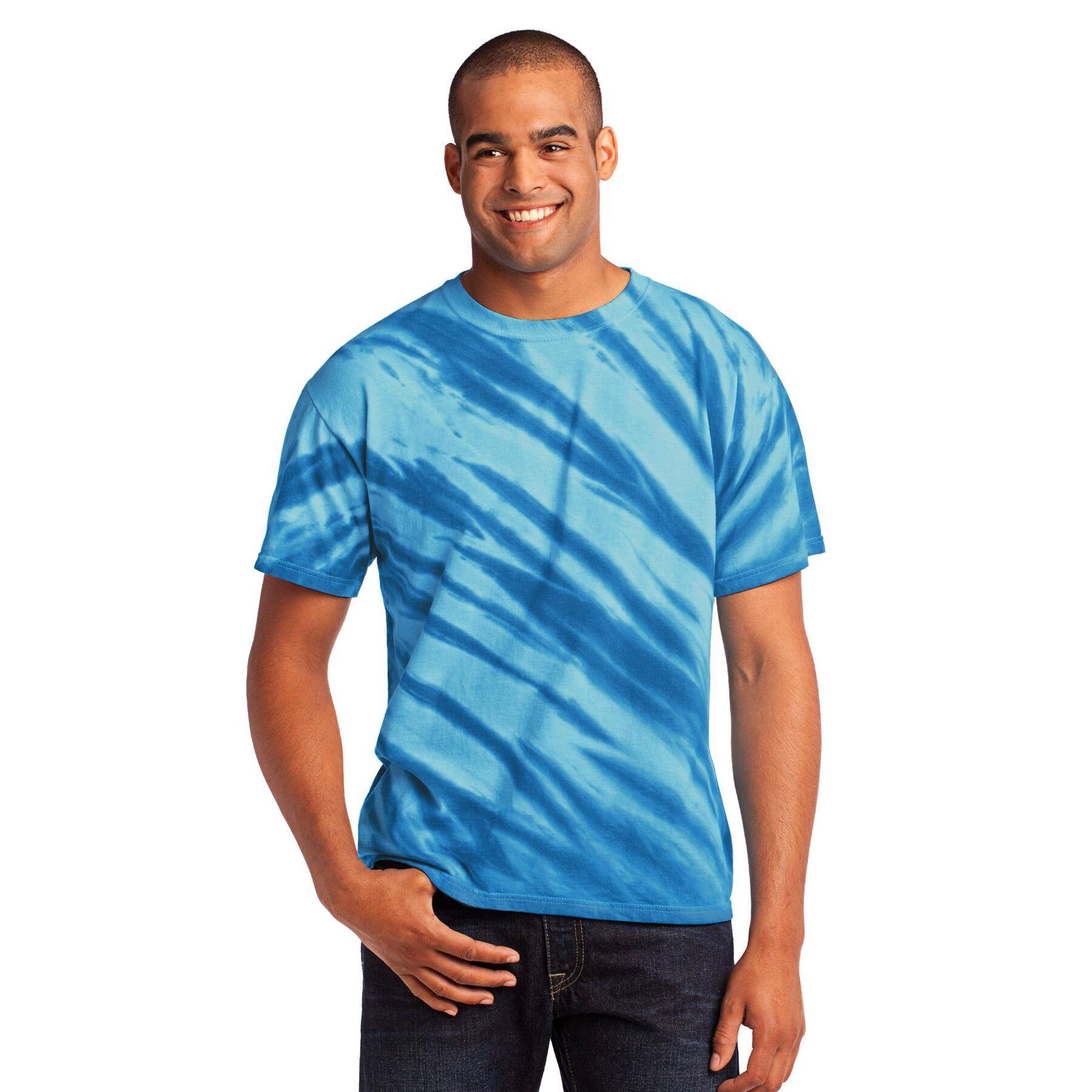 Port & Company® Tiger Stripe Tie-Dye T-Shirt