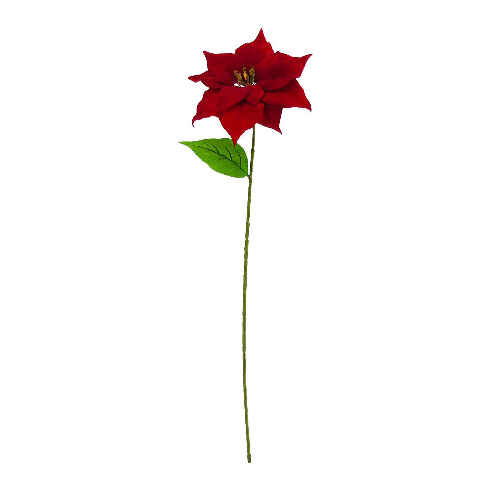 Red Poinsettia Stem By Ashland® | Michaels