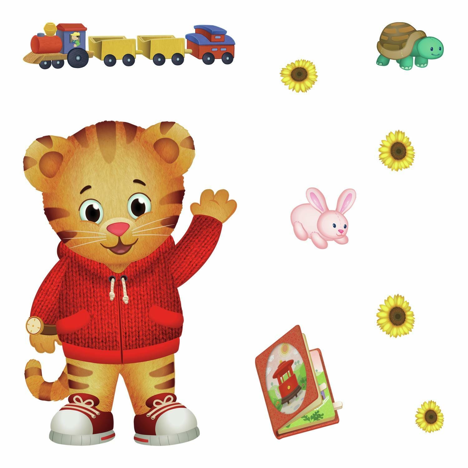 RoomMates Daniel Tiger Peel & Stick Giant Wall Decals