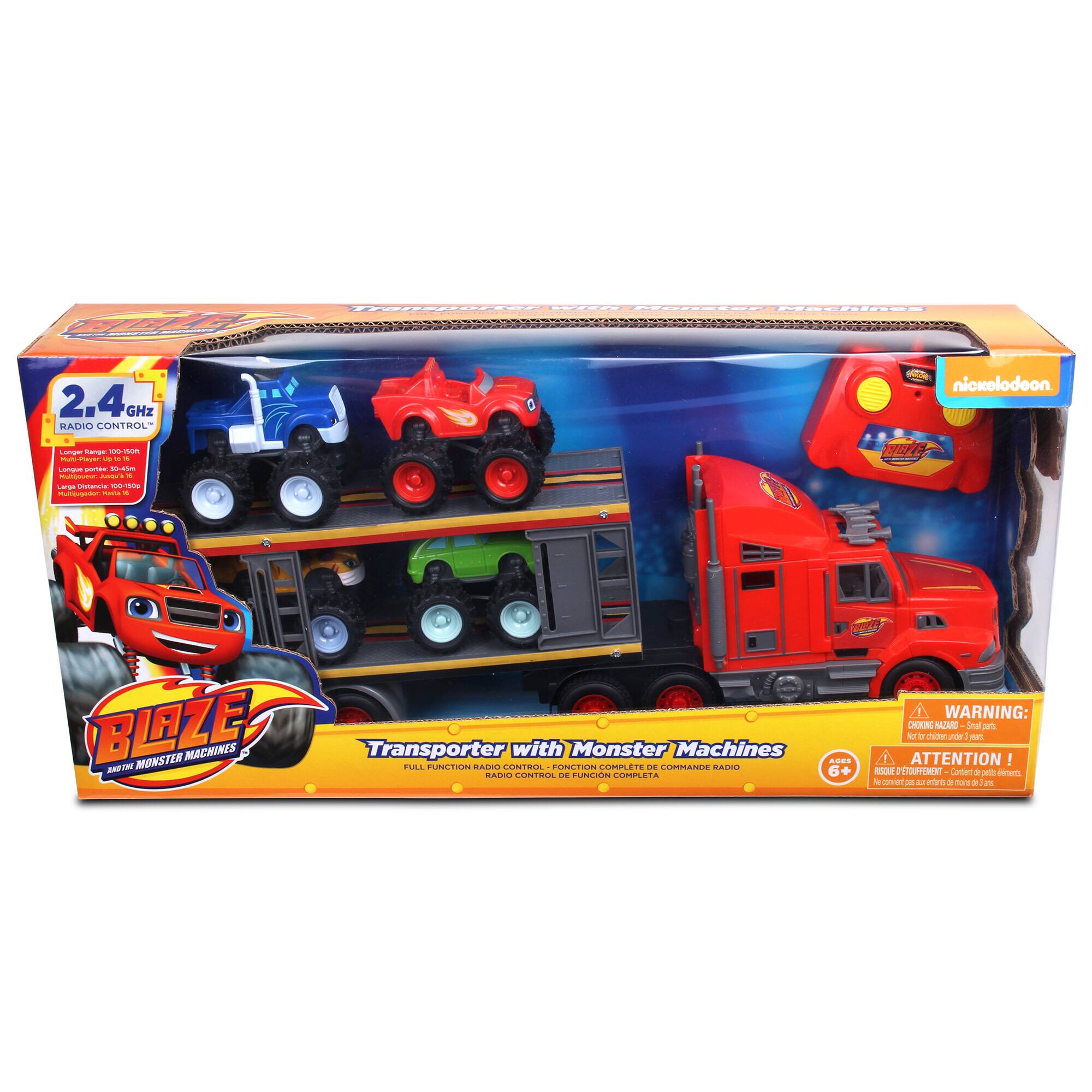 NKOK Blaze & The Monster Machines R/C Transporter with Monster Machines
