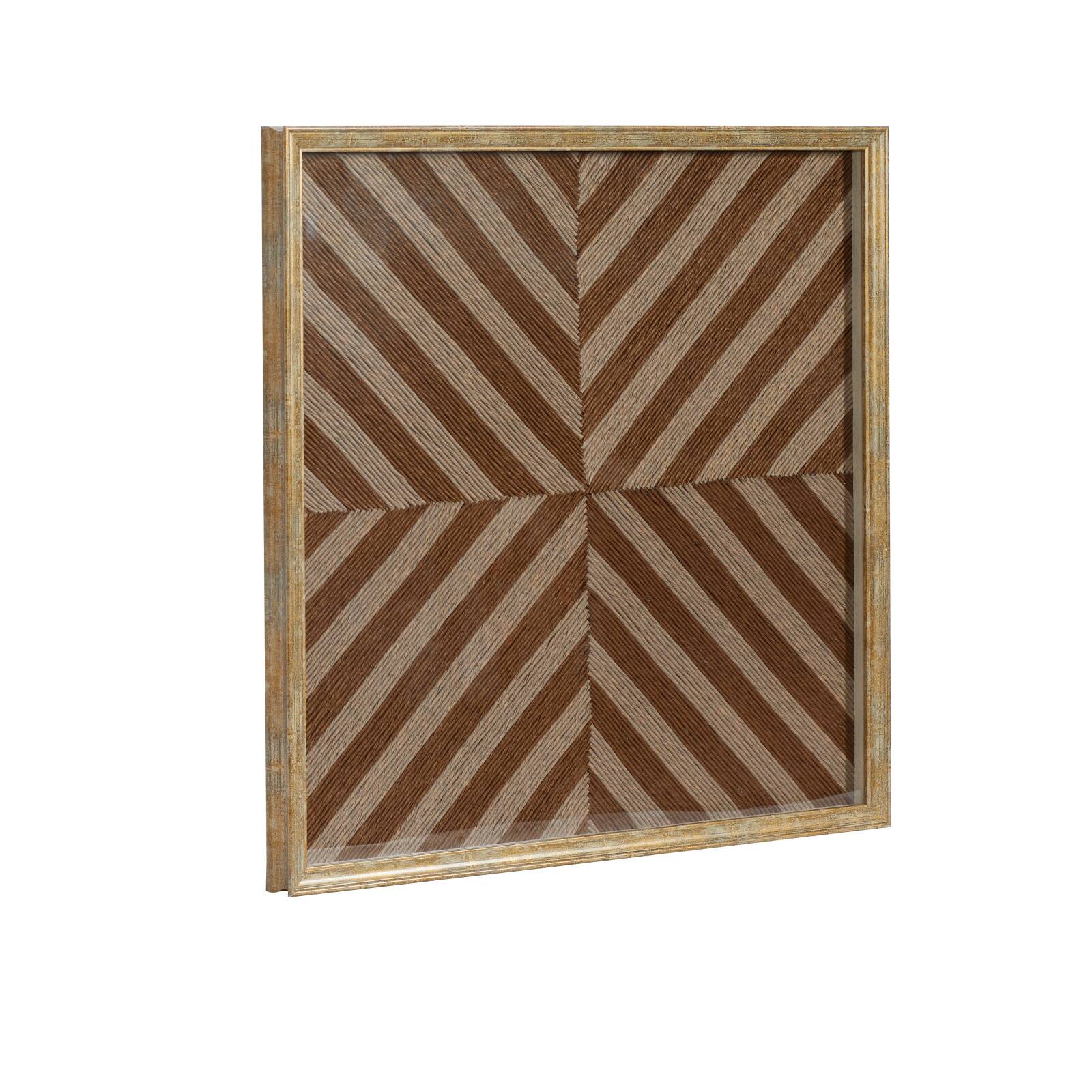 Brown Canvas Contemporary Wall Decor, 24" x 24" x 2" Michaels