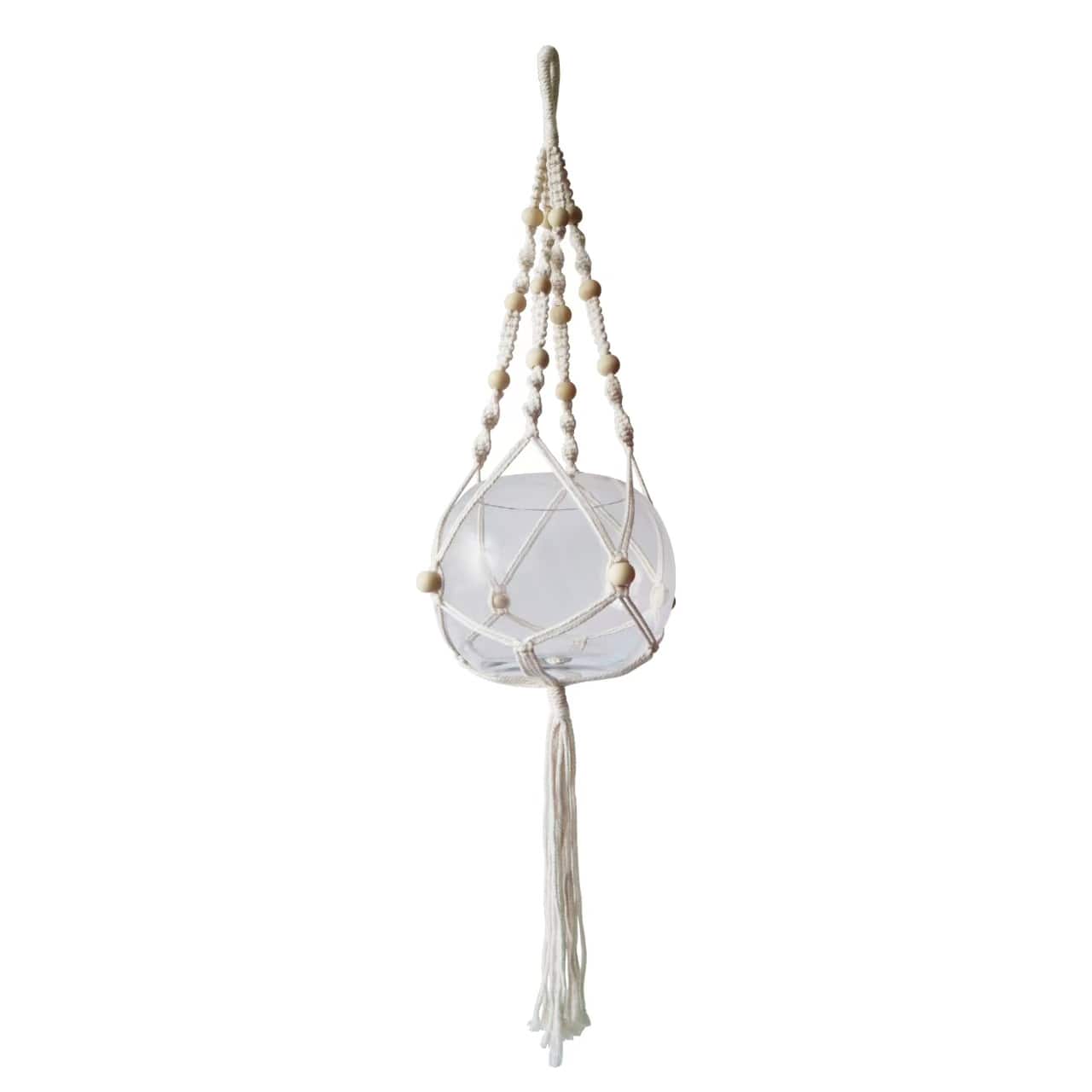 3ft. Glass Bowl Macrame Hanger by Ashland&#xAE;