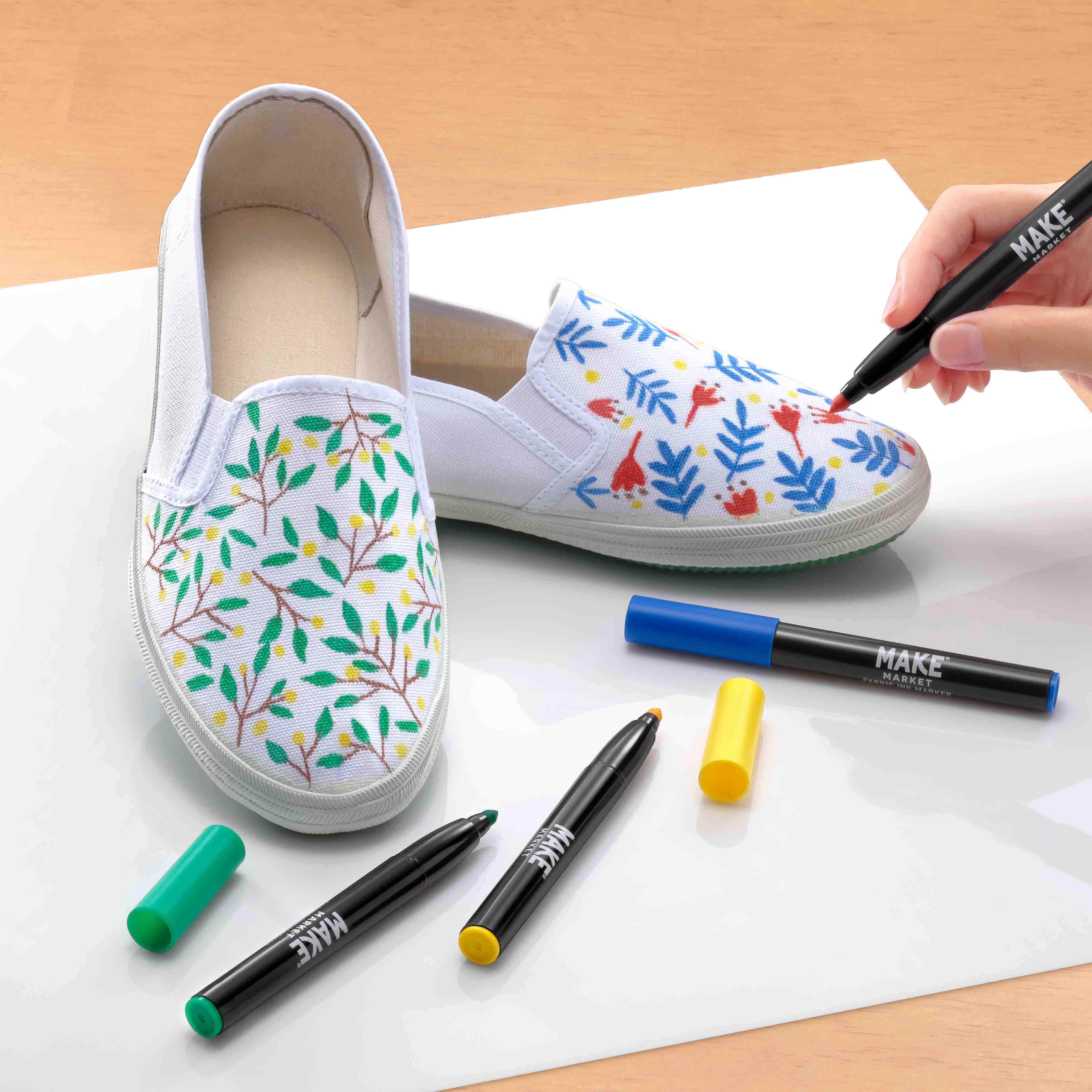 30 Colour Fabric Ink Marker Set by Make Market®