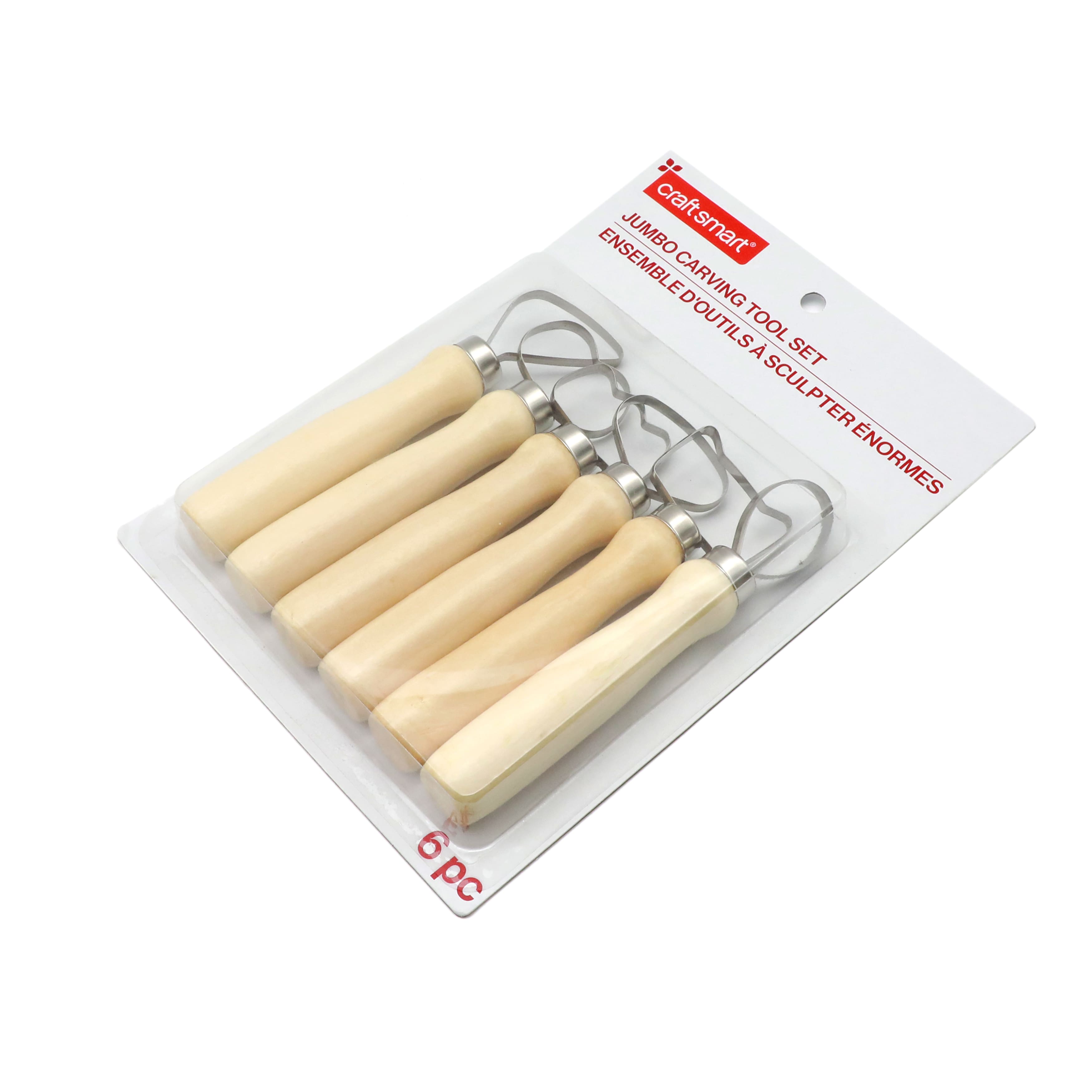 6-Piece Jumbo Clay Carving Tool Set by Craft Smart&#xAE;