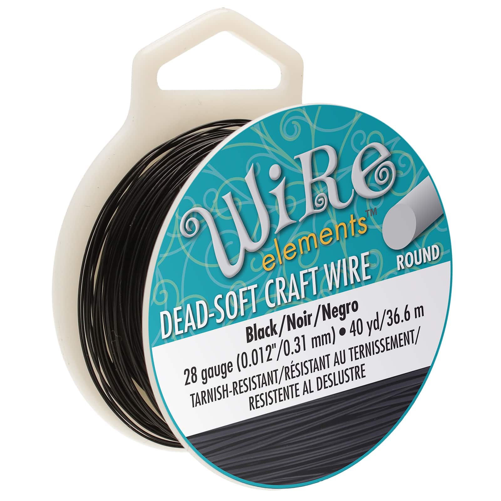 The Beadsmith® Wire Elements™ 28 Gauge Tarnish Resistant Soft Temper Wire, 40yd.