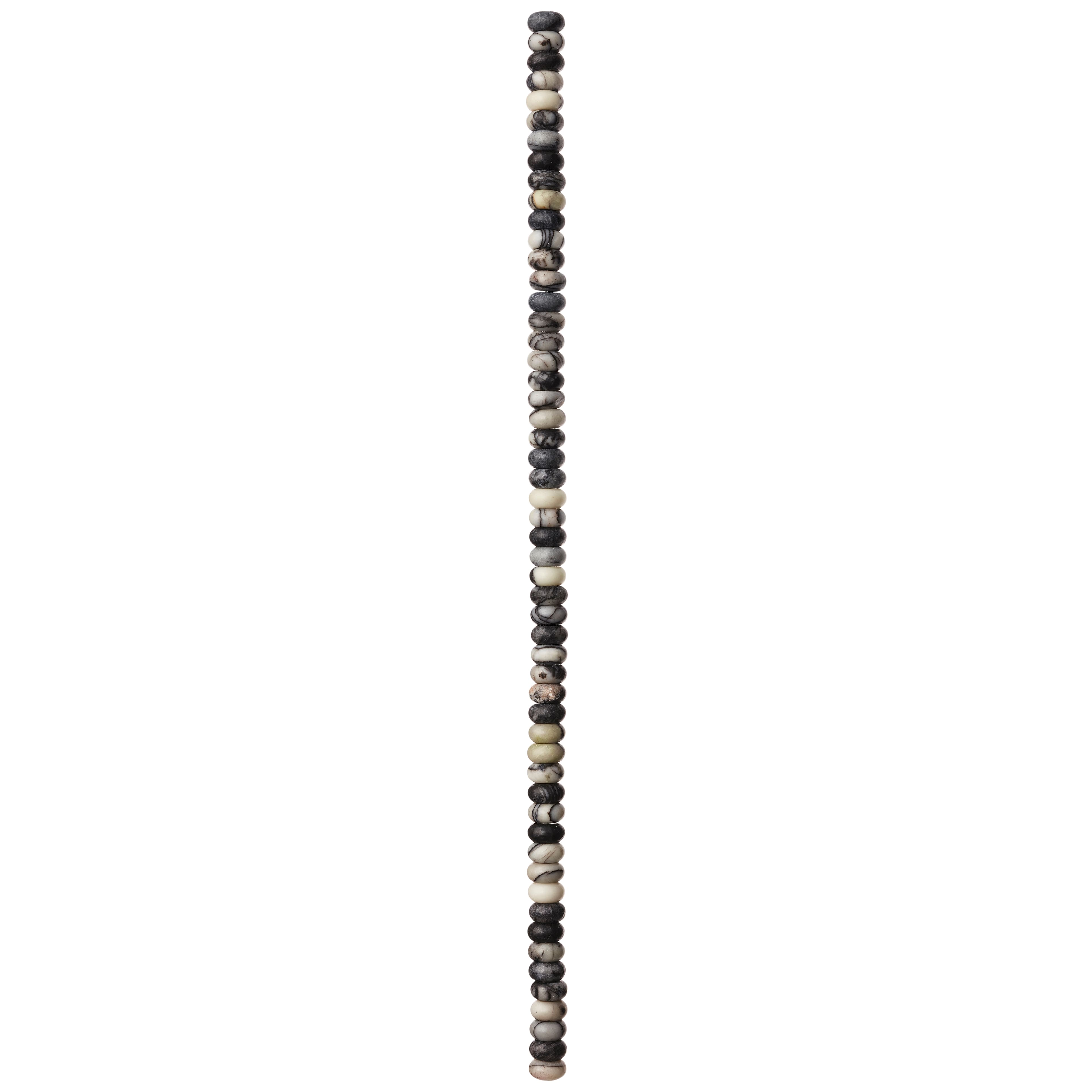 Black Network Rondelle Beads by Bead Landing&#x2122;, 6mm