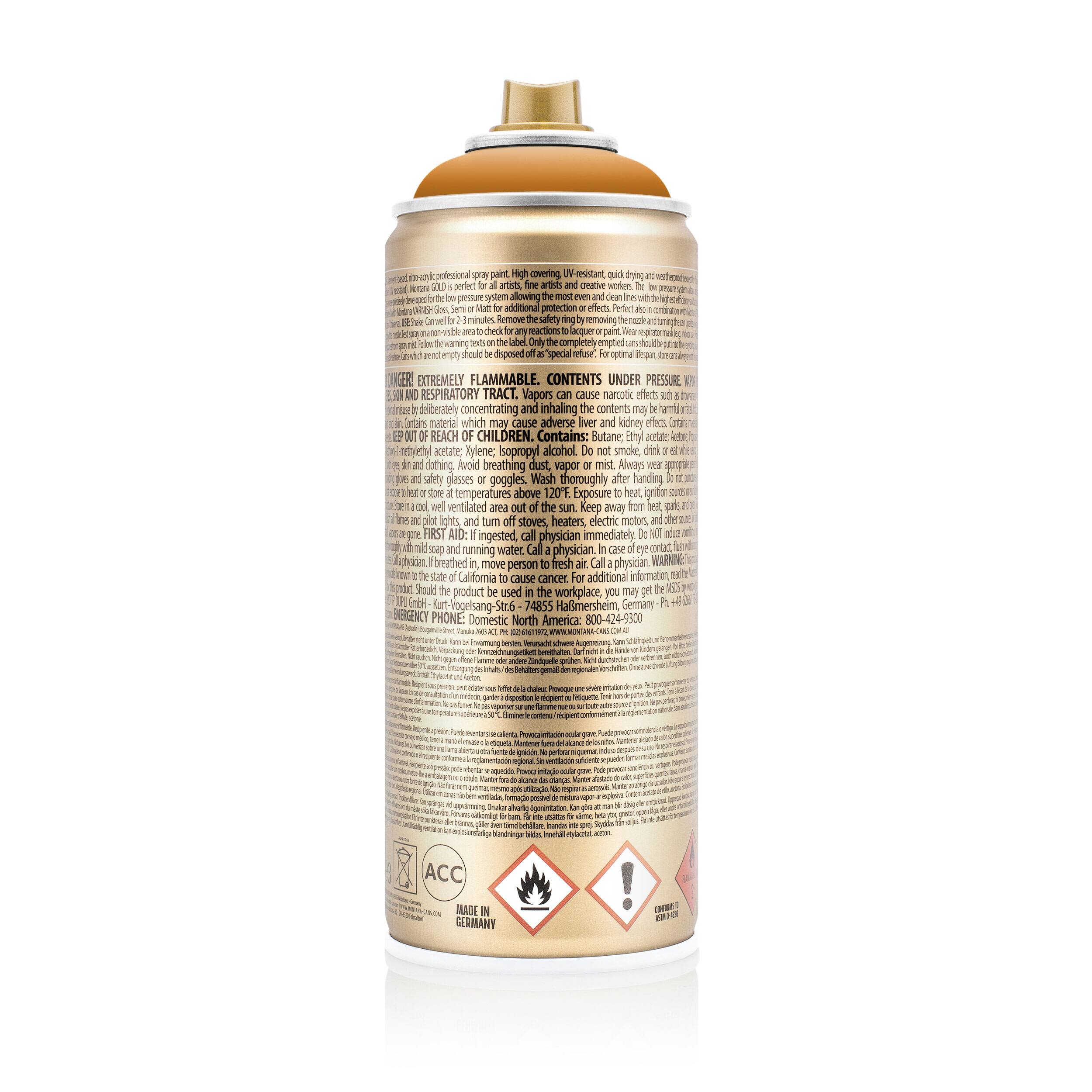 Montana&#x2122; Gold Acrylic Professional Spray Paint