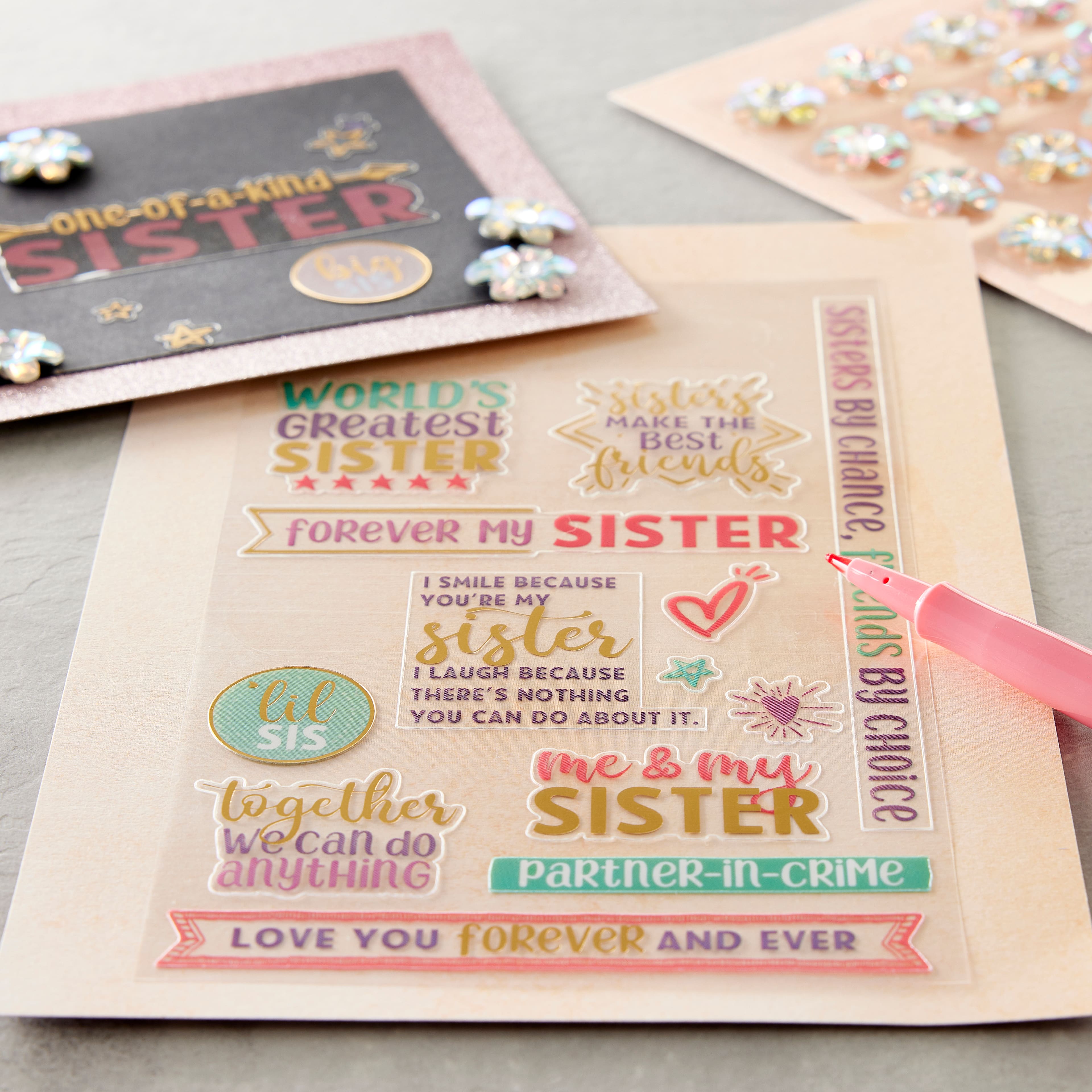 12 Pack: Sister Stickers by Recollections™