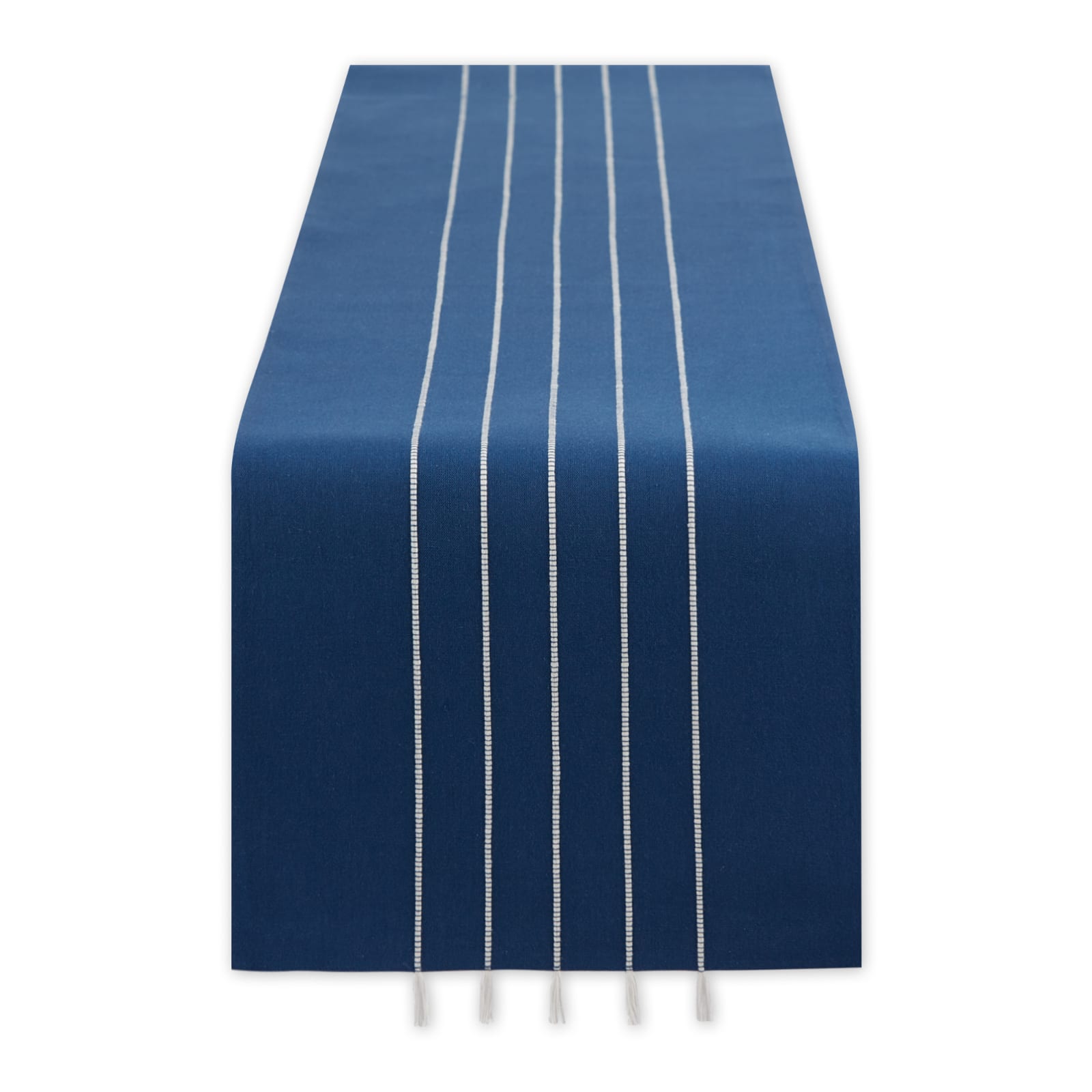 DII&#xAE; 72&#x22; Striped Tassel Table Runner