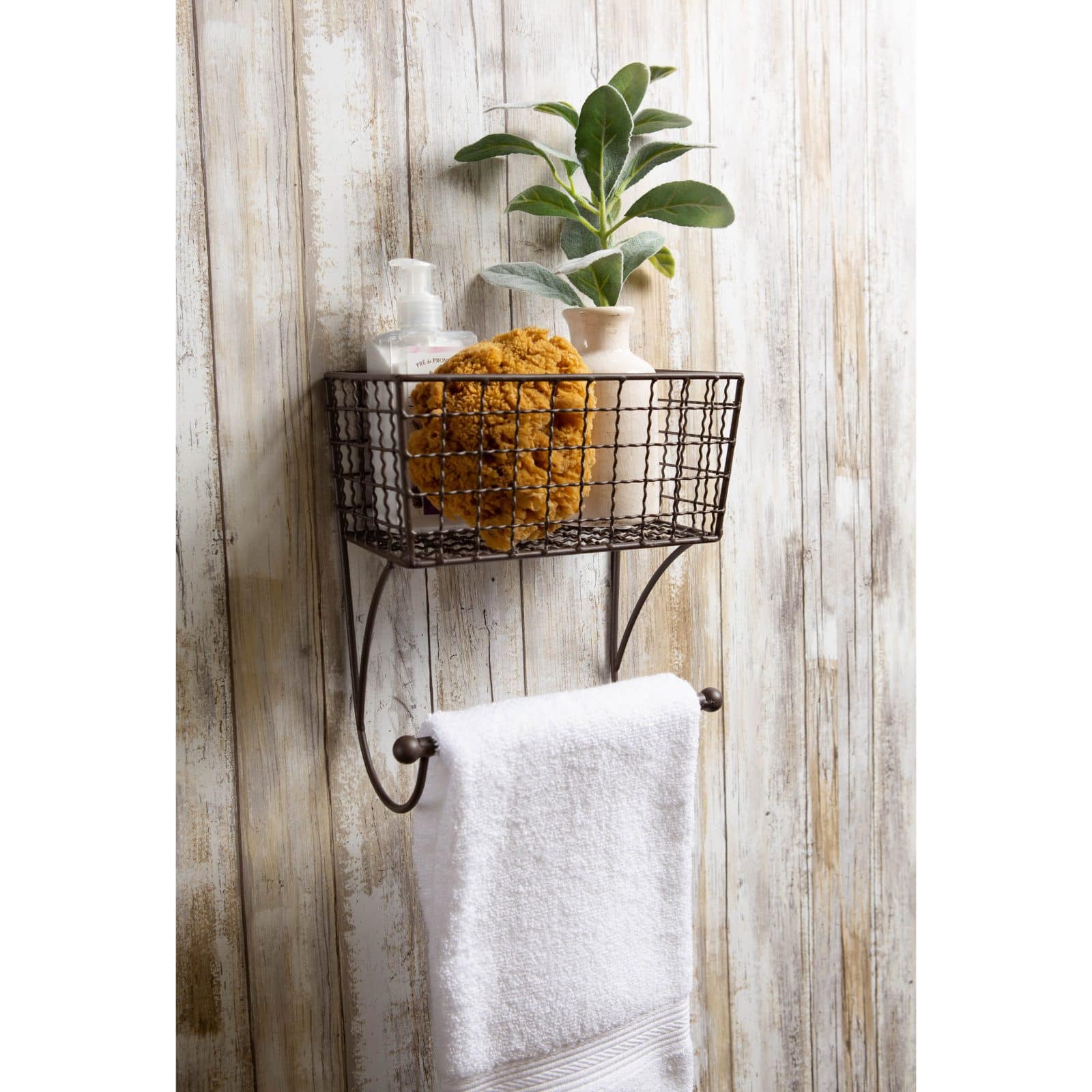 Farmhouse towel online holder