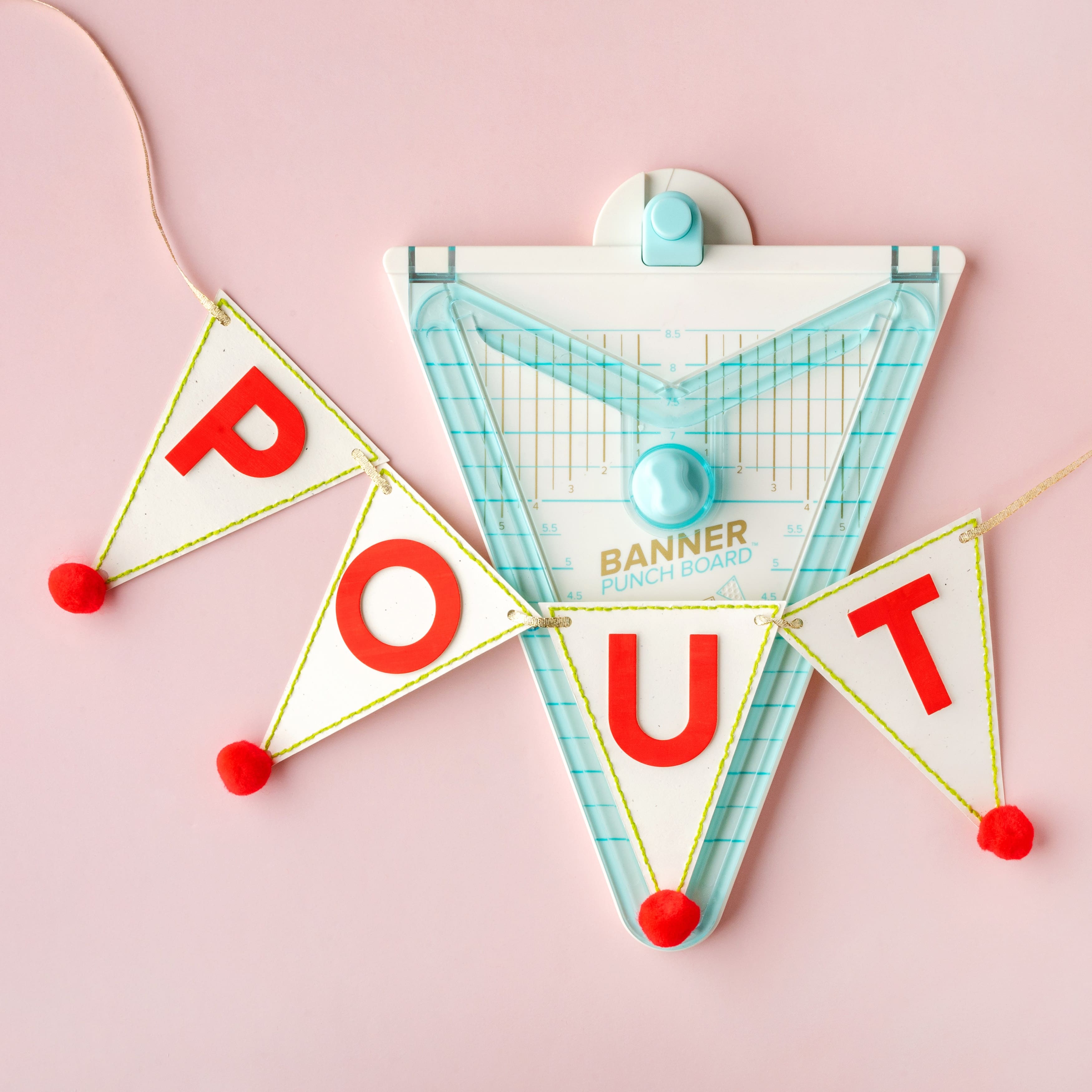 We R Memory Keepers Banner Punch Board