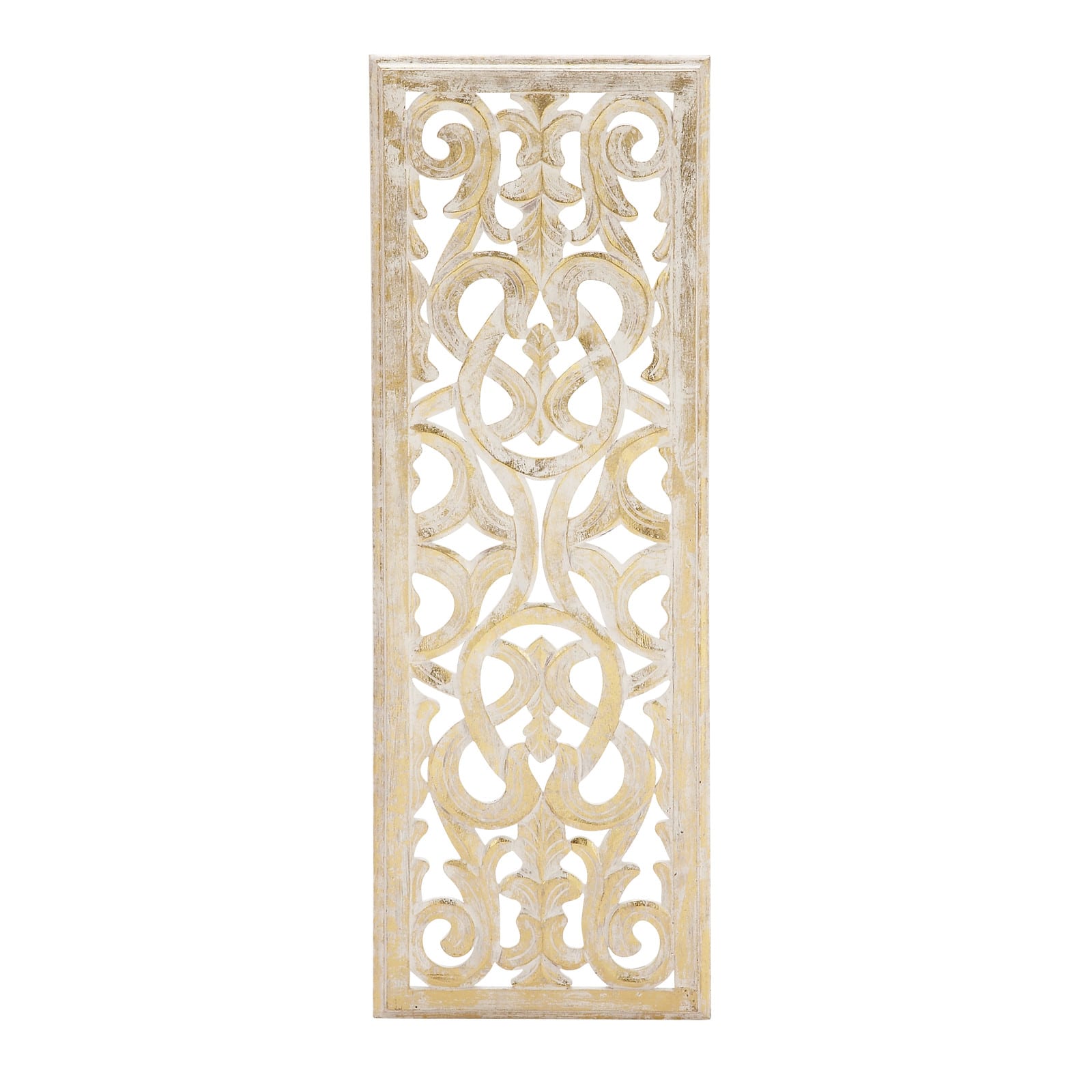 Gold Traditional Ornamental Wood Wall D&#xE9;cor