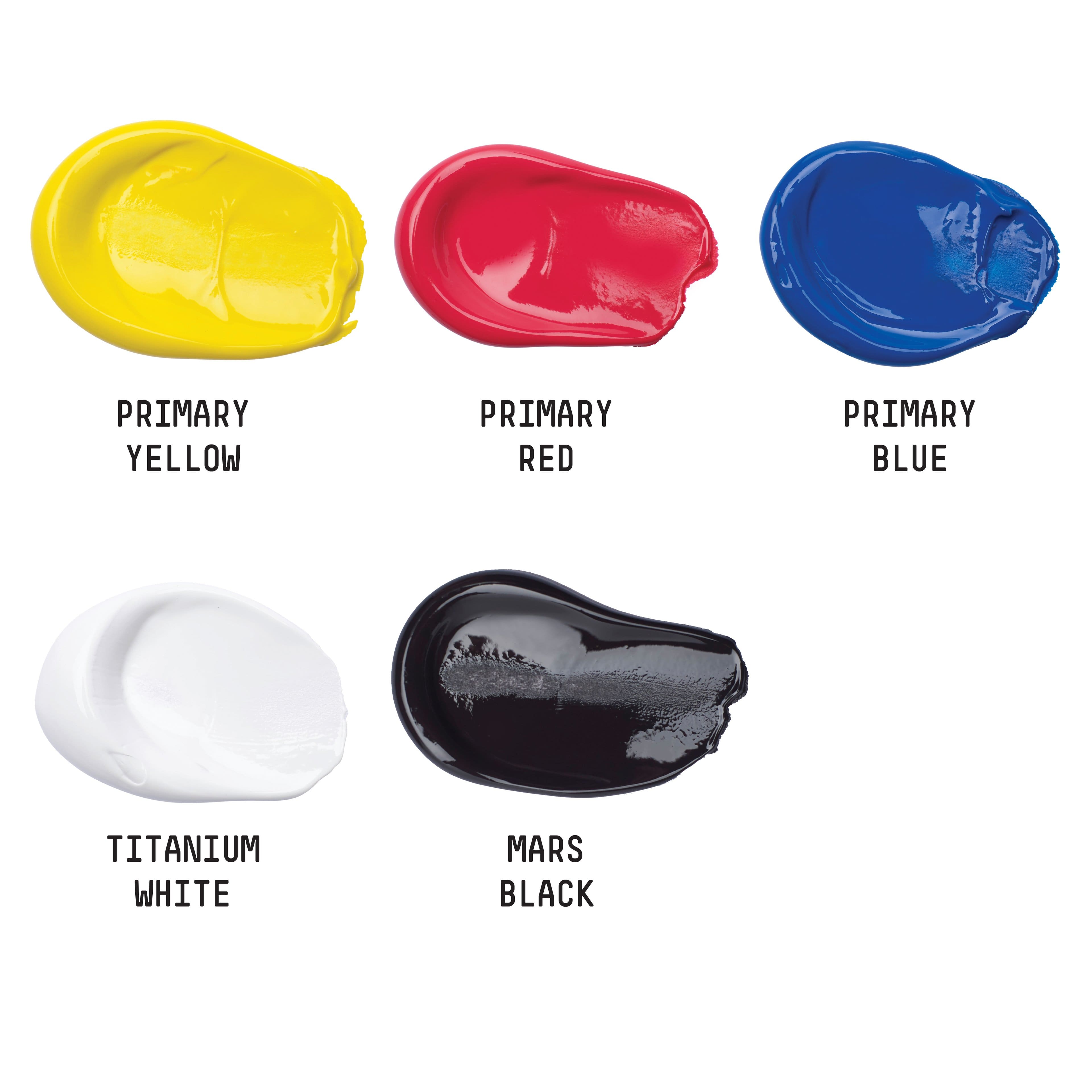 Liquitex&#xAE; Basics&#x2122; 5 Color Acrylic Paint Set