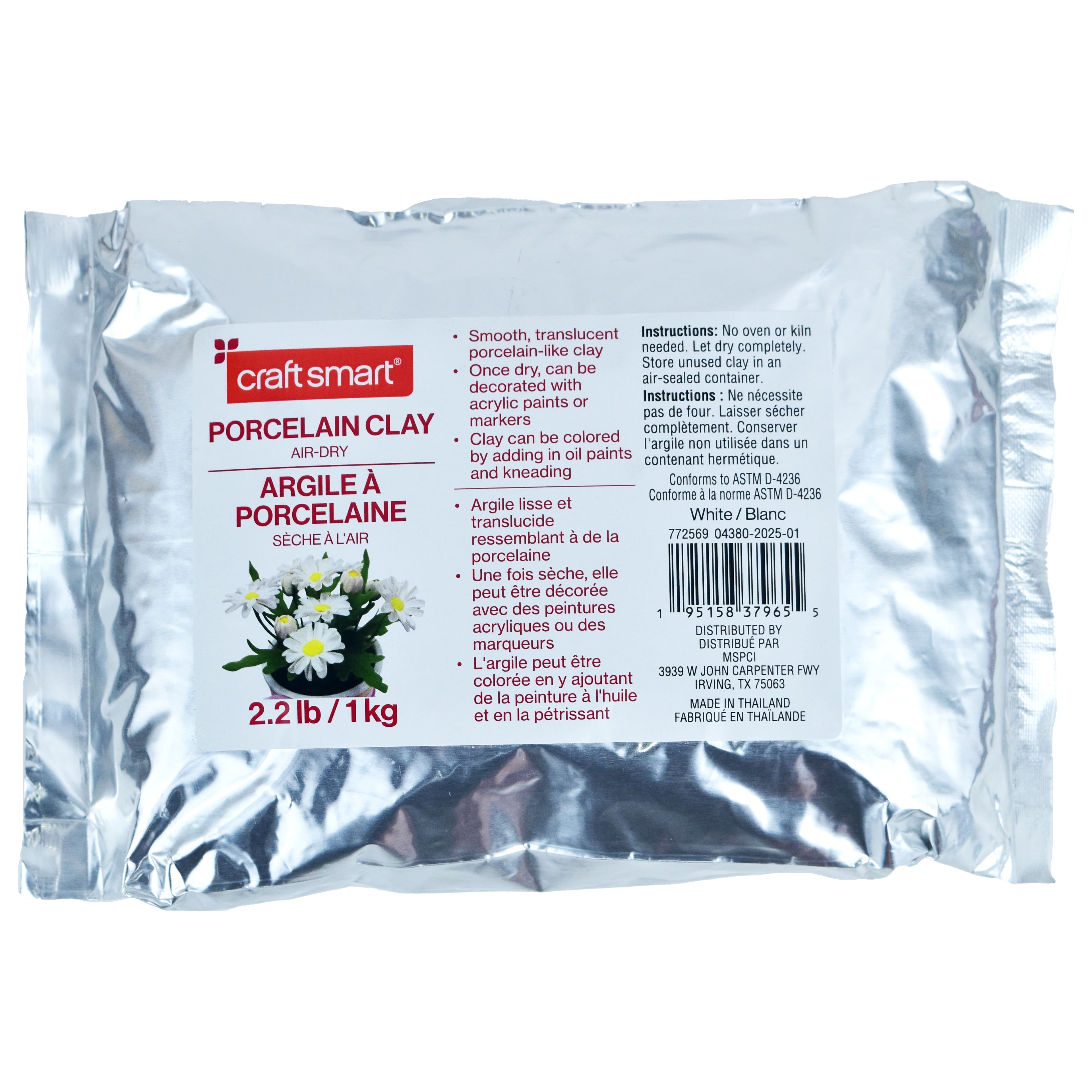 Air Dry Porcelain Clay by Craft Smart®