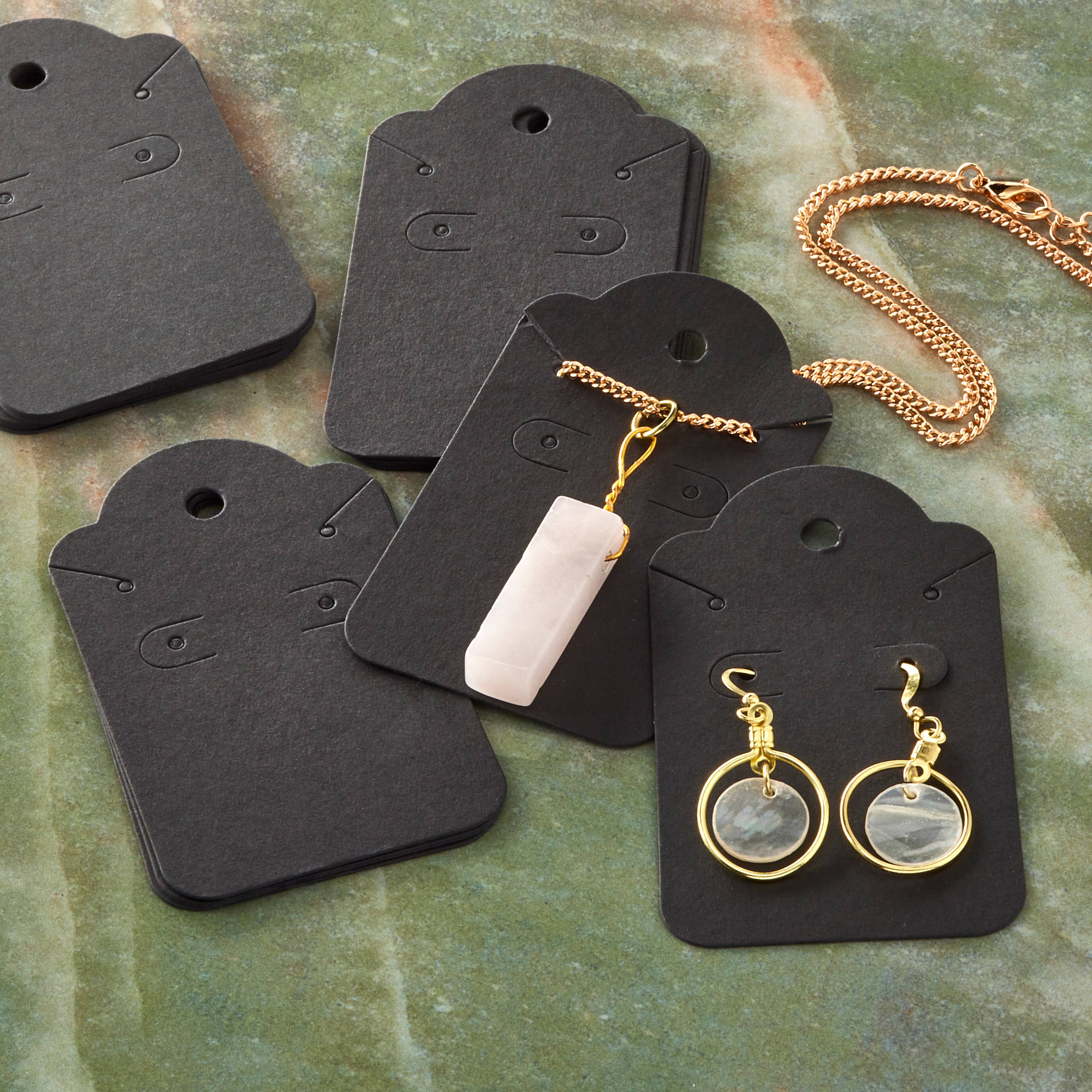 12 Packs: 75 ct. (900 total) Necklace &#x26; Earring Cards by Bead Landing&#x2122;