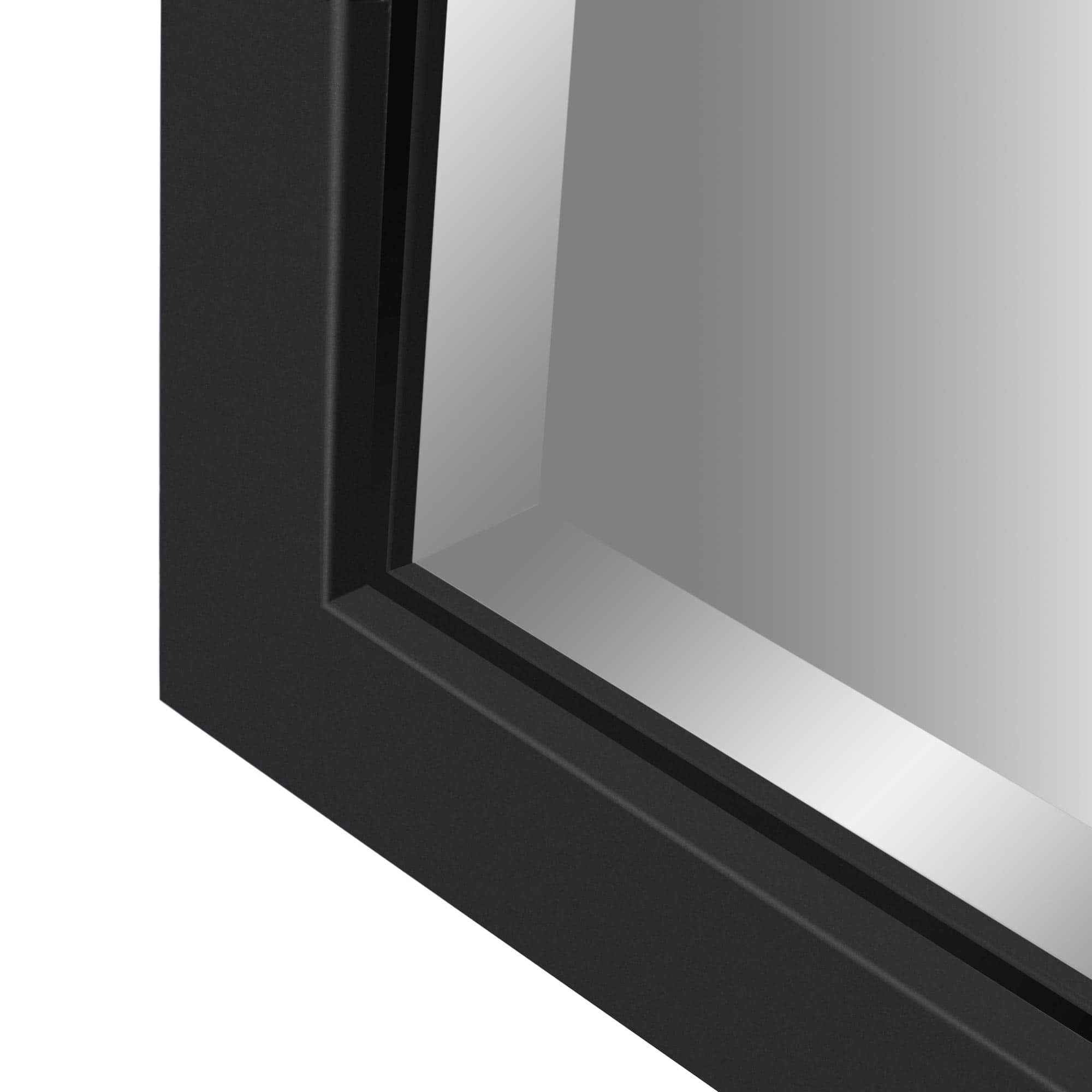 Head West Metal Framed Beveled Edge Rectangular Vanity Wall Mirror