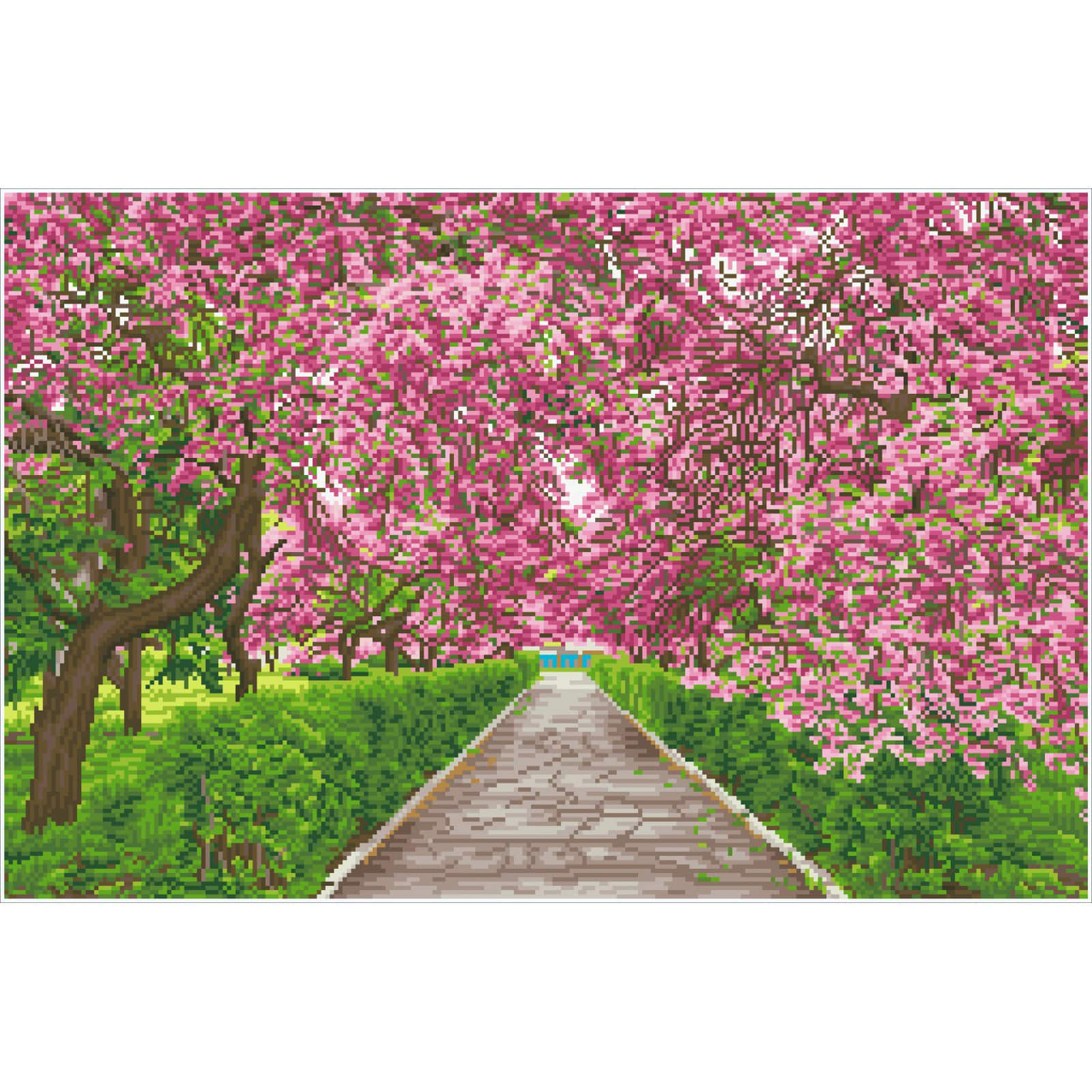 Diamond Dotz&#xAE; Intermediate Springtime Meander Diamond Painting Kit