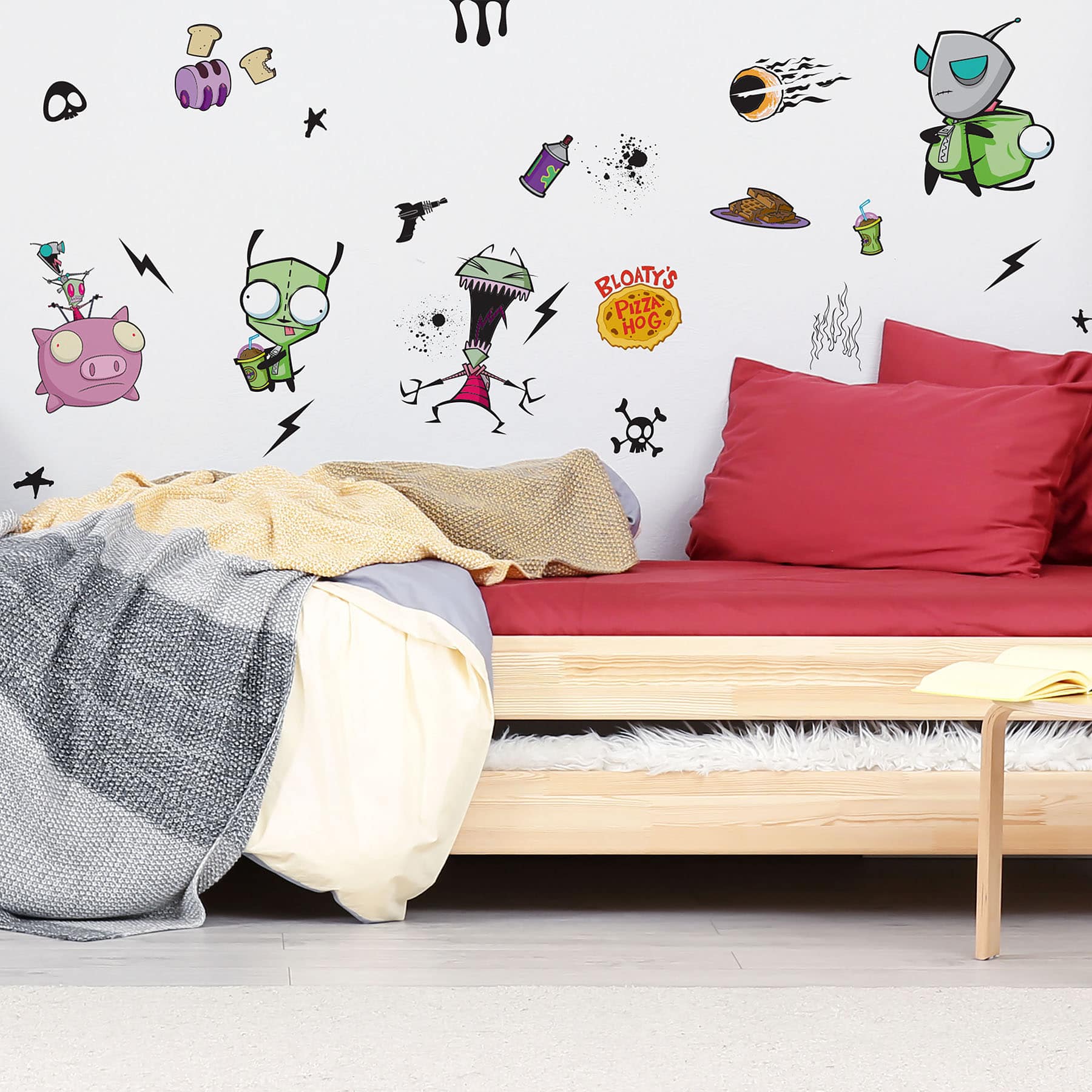 RoomMates Invader Zim Peel &#x26; Stick Wall Decals