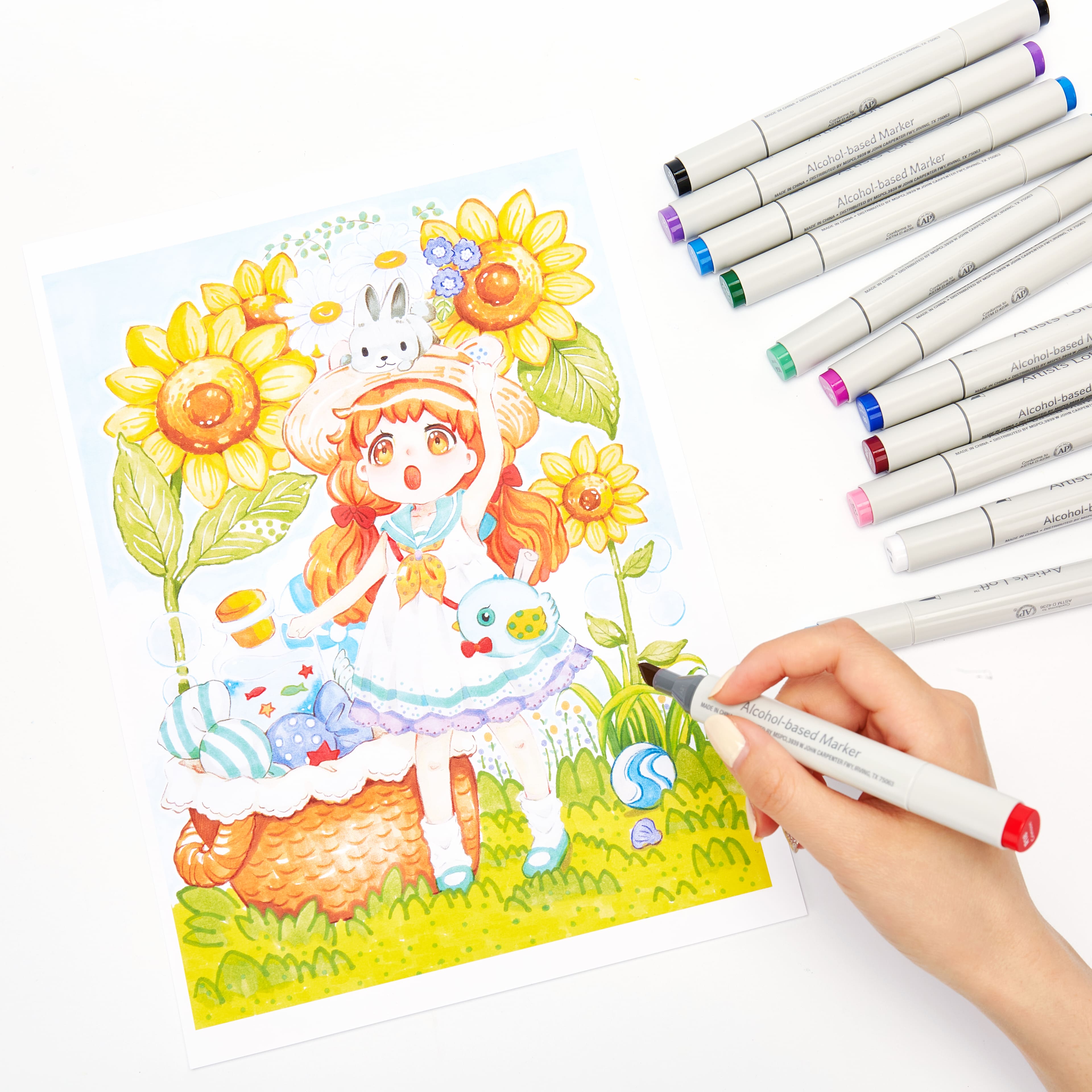 Dual Tip Jewel Tone Sketch Marker Set by Artist's Loft™