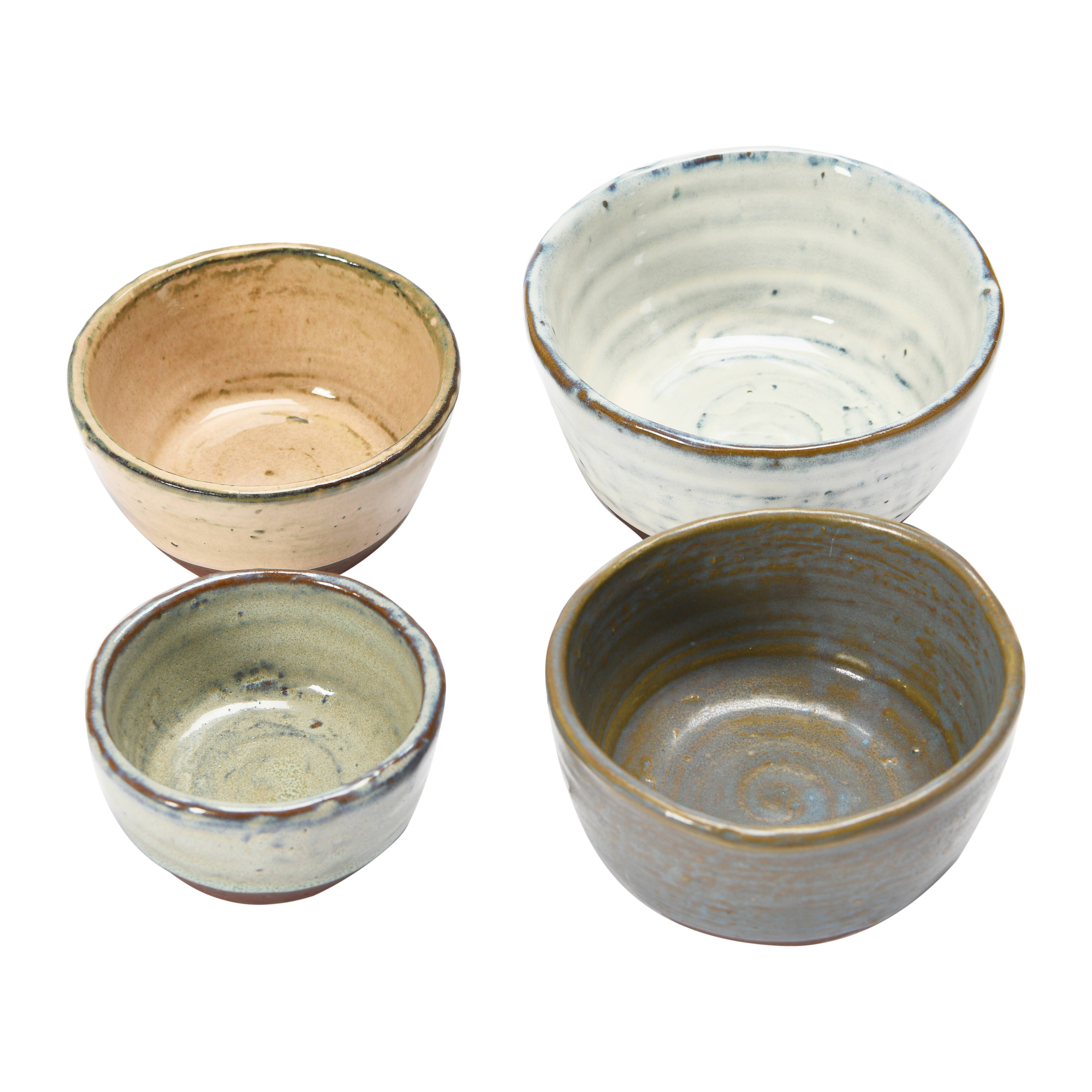 Hello Honey® Stoneware Bowls with Reactive Glaze Finish, 4ct.