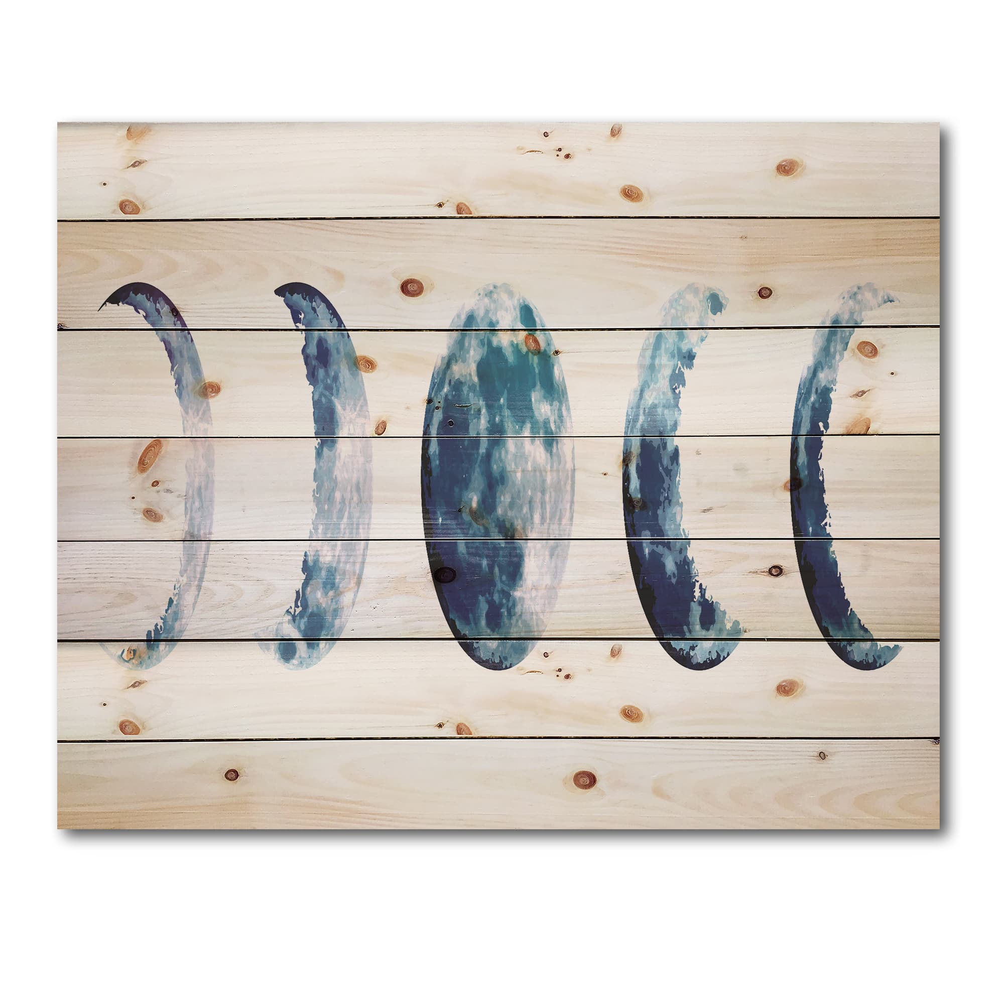 Designart - Magic Blue Moon Phases