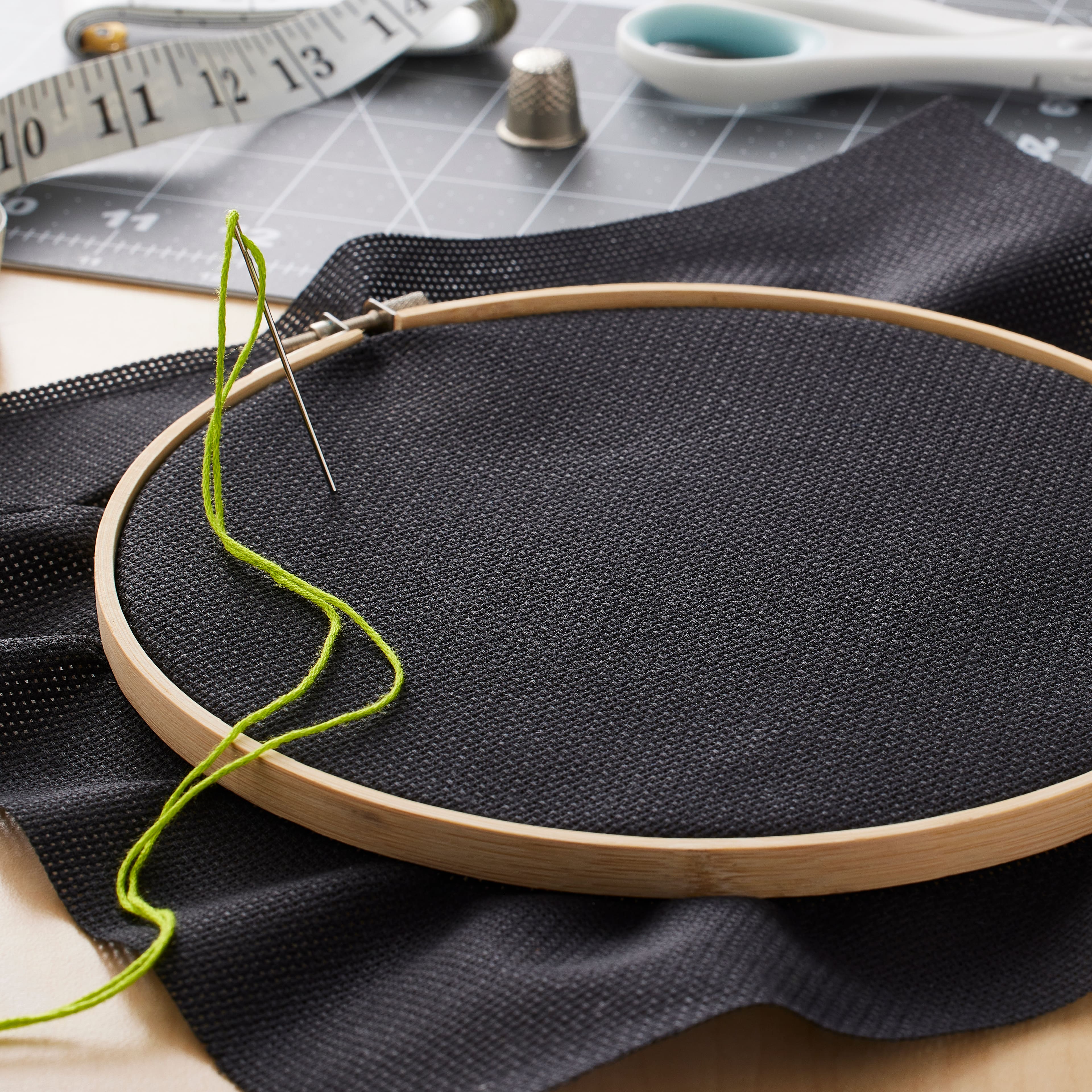 12 Pack: 14 Count Aida Cloth Cross Stitch Fabric by Loops & Threads™, 15" x 18"