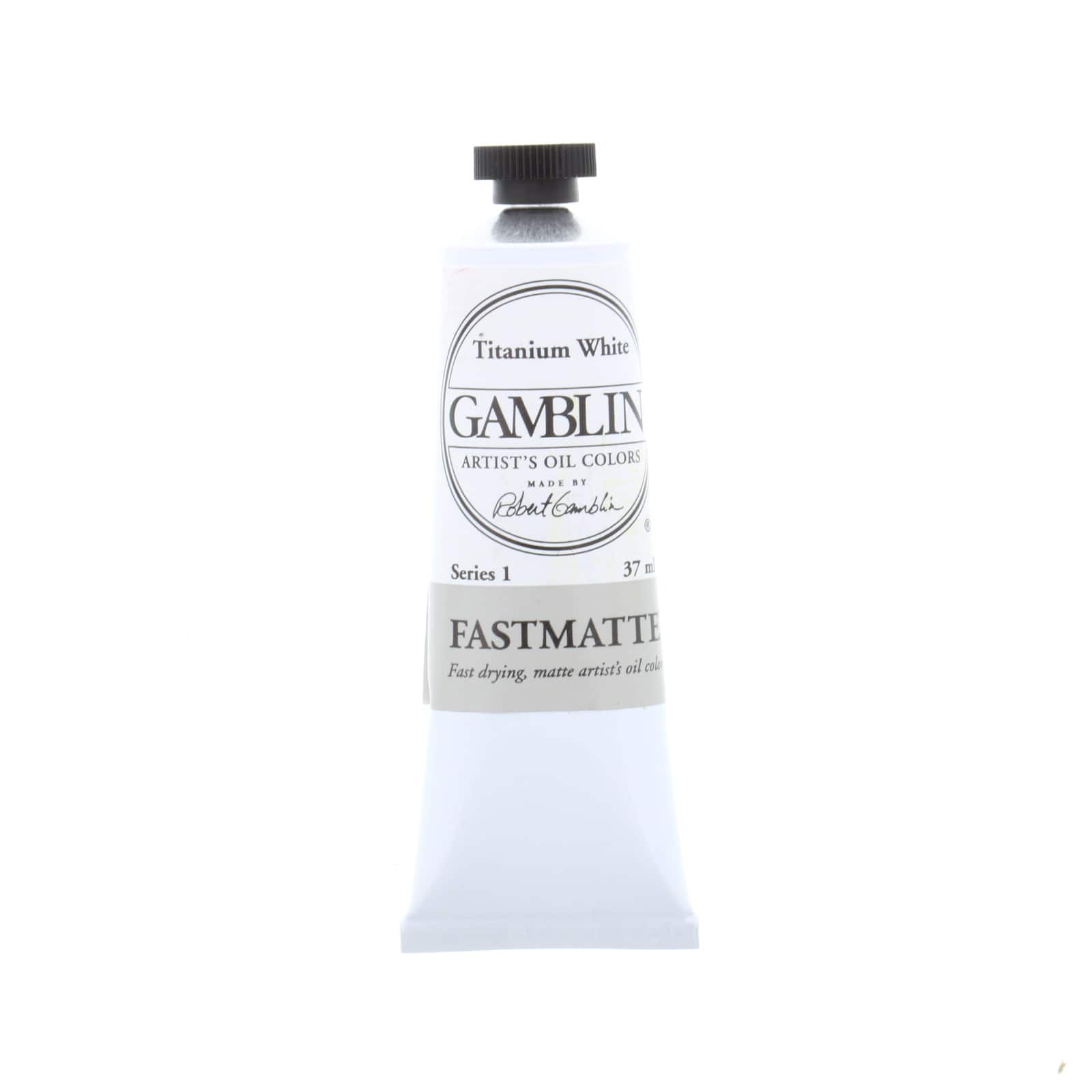 Gamblin FastMatte&#x2122; Alkyd Oil Color, 37mL