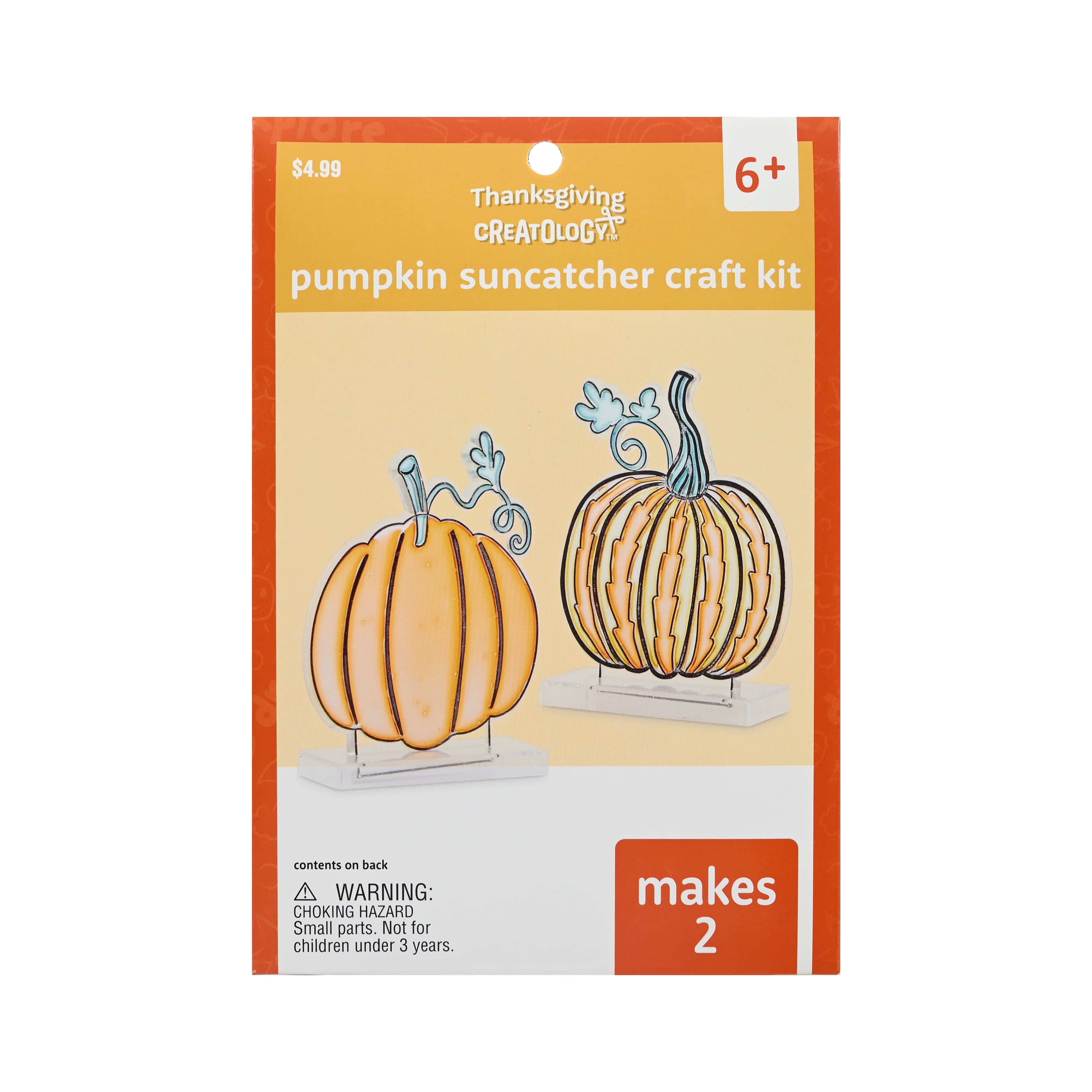 Pumpkin Suncatcher Craft Kit by Creatology&#x2122;