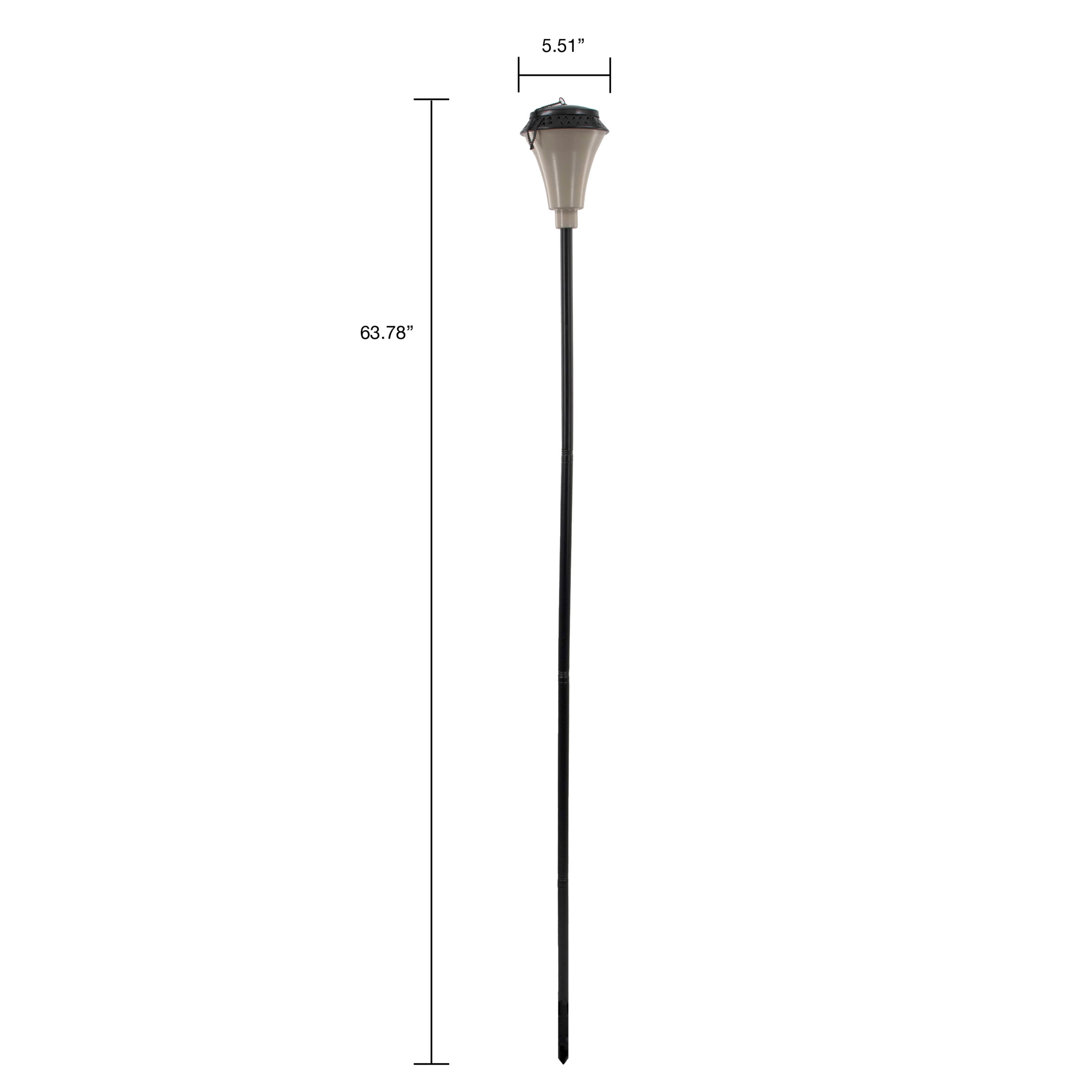 Patio Essentials 5.25ft. Metal Flame Torch
