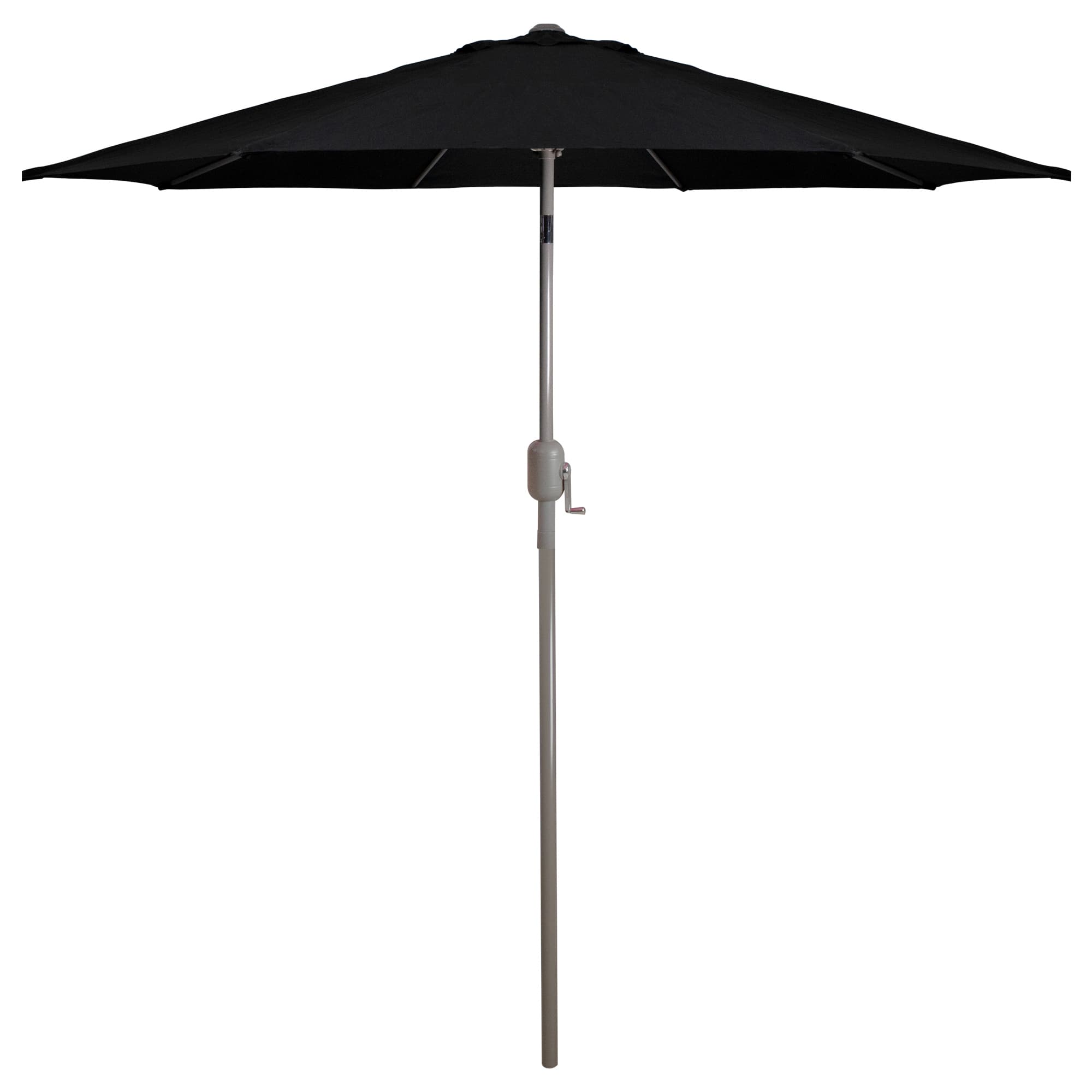 9ft. Outdoor Patio Market Umbrella with Hand Crank &#x26; Tilt