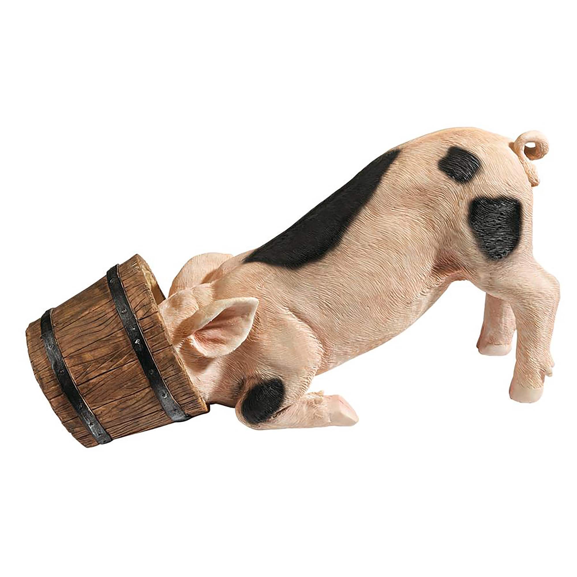 Design Toscano 17" Bucket Head Piglet Statue