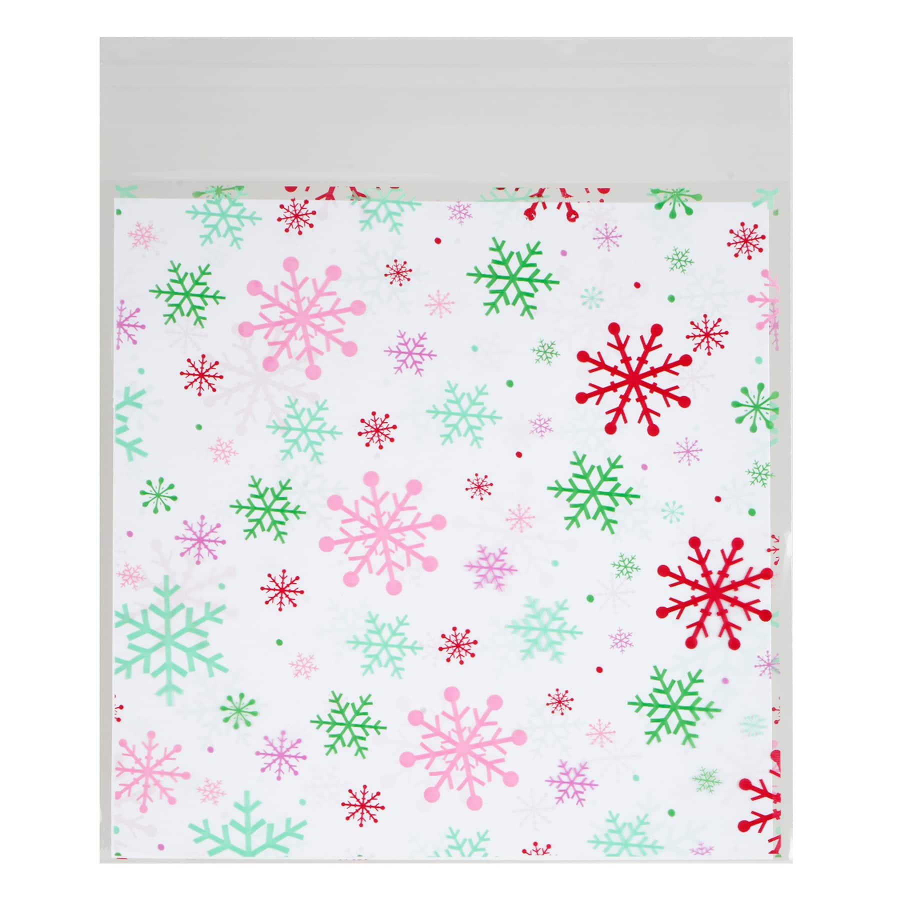 Snowflake Self-Seal Treat Bags, 50ct. by Celebrate It&#xAE;