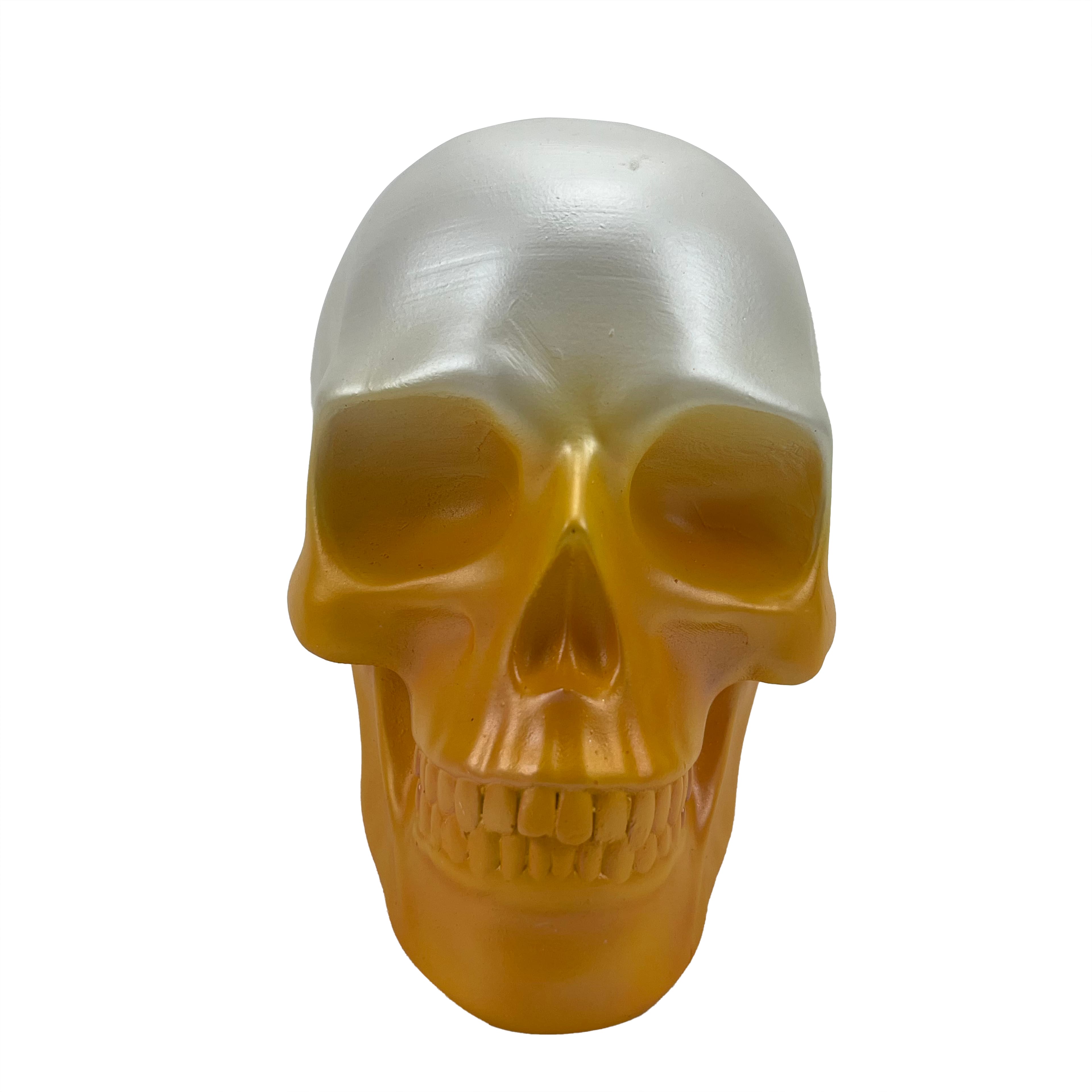 5&#x22; Orange Skull Tabletop D&#xE9;cor by Ashland&#xAE;