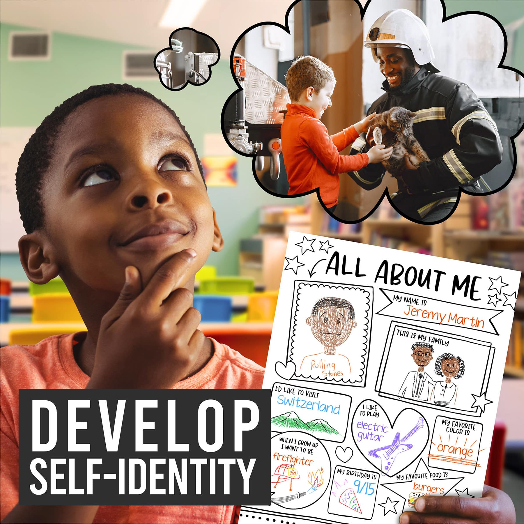 Hadley Designs 11" x 14" Star Student Read All About Me Posters, 20ct.