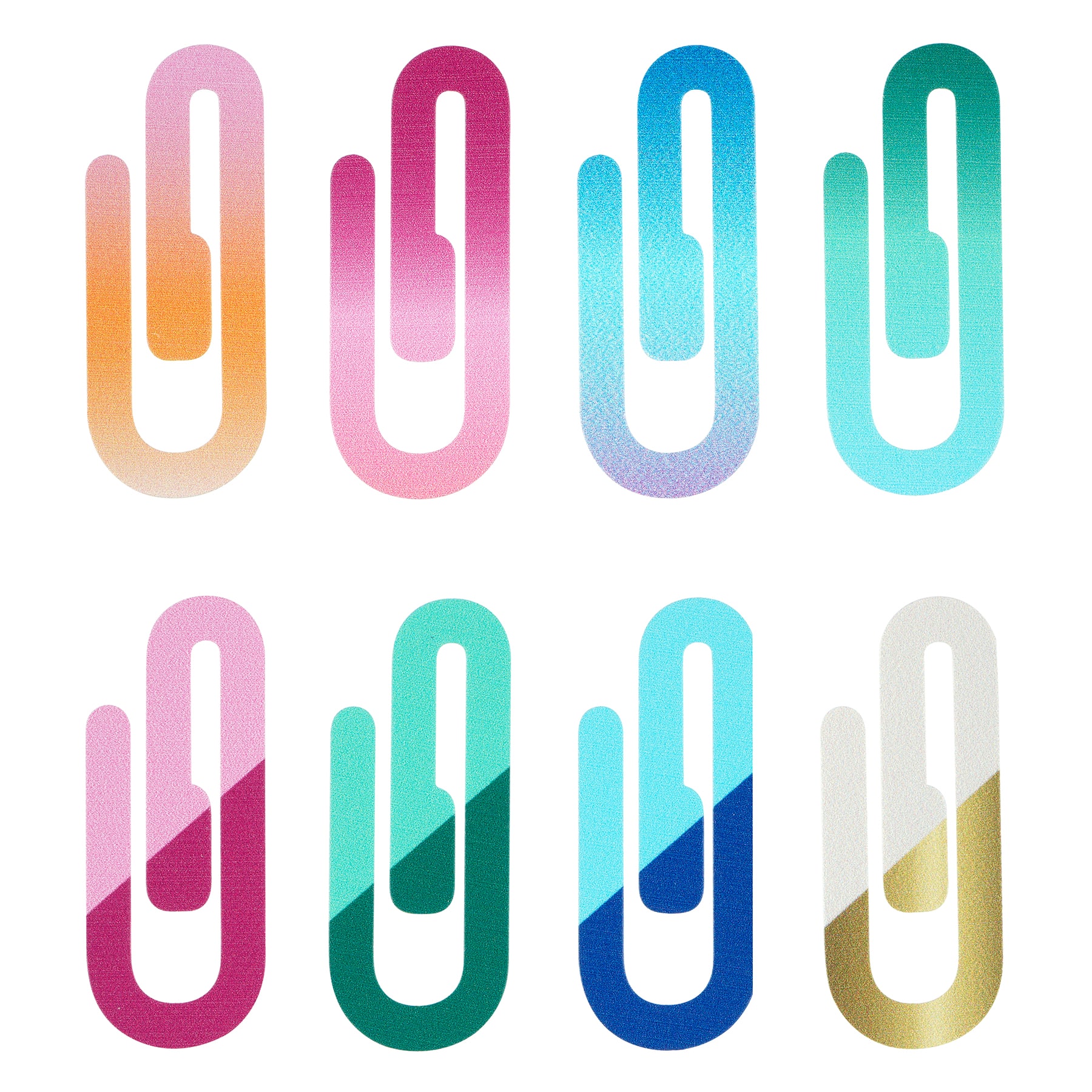 Assorted 2" Paper Clips, 4pc. by Fab Finds