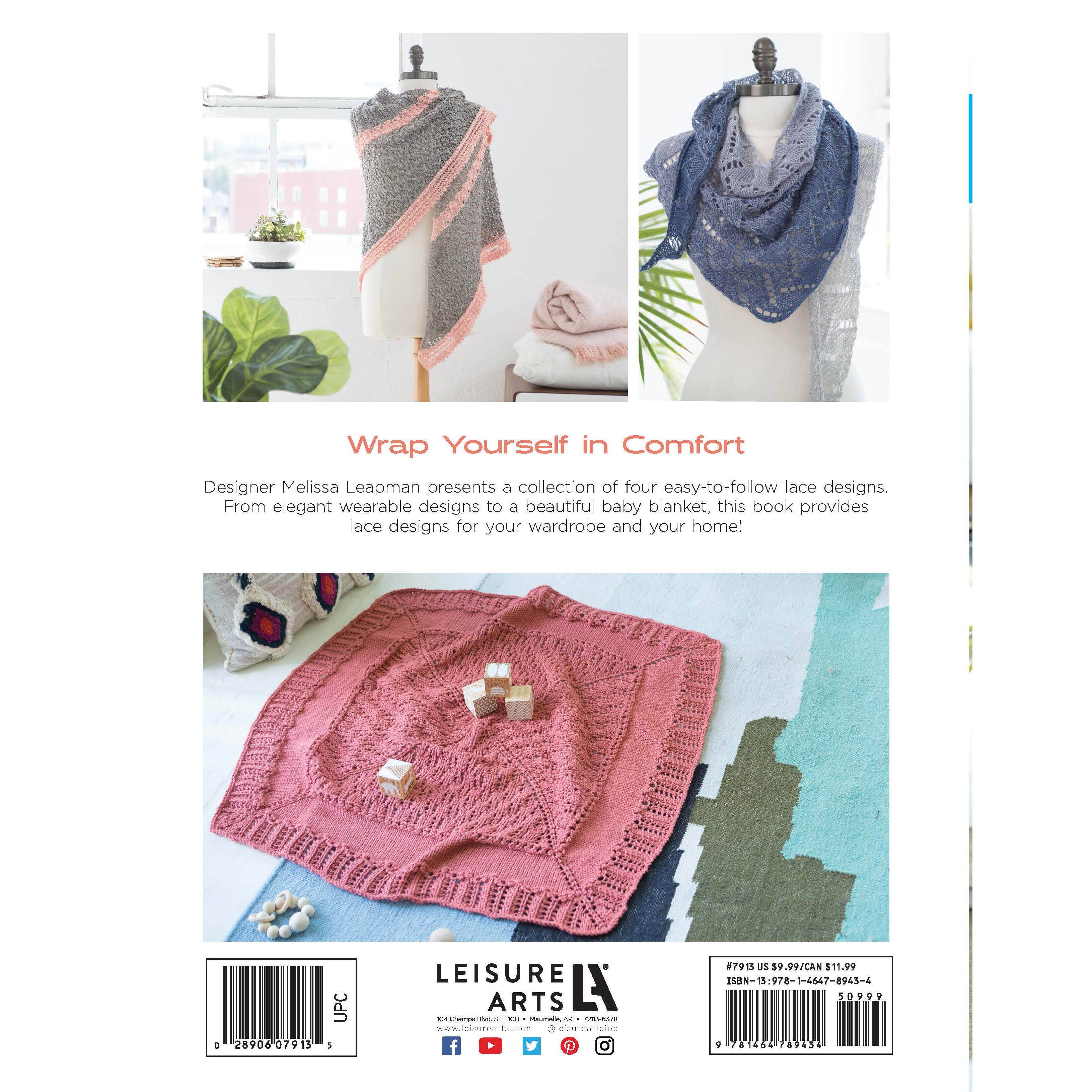 Leisure Arts® Knit Wrapped in Lace Book