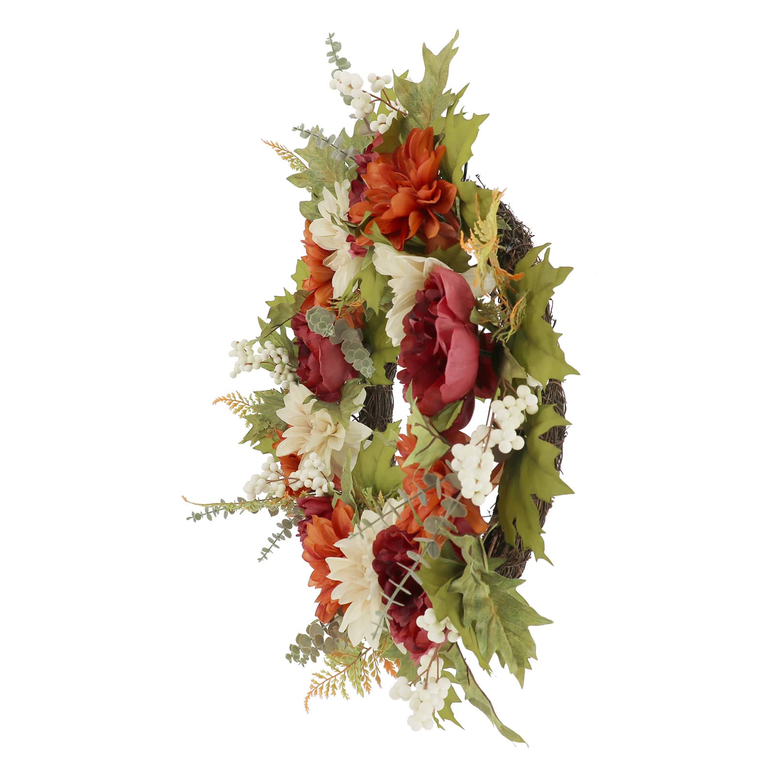 24&#x22; Dahlia &#x26; Peony Wreath by Ashland&#xAE;