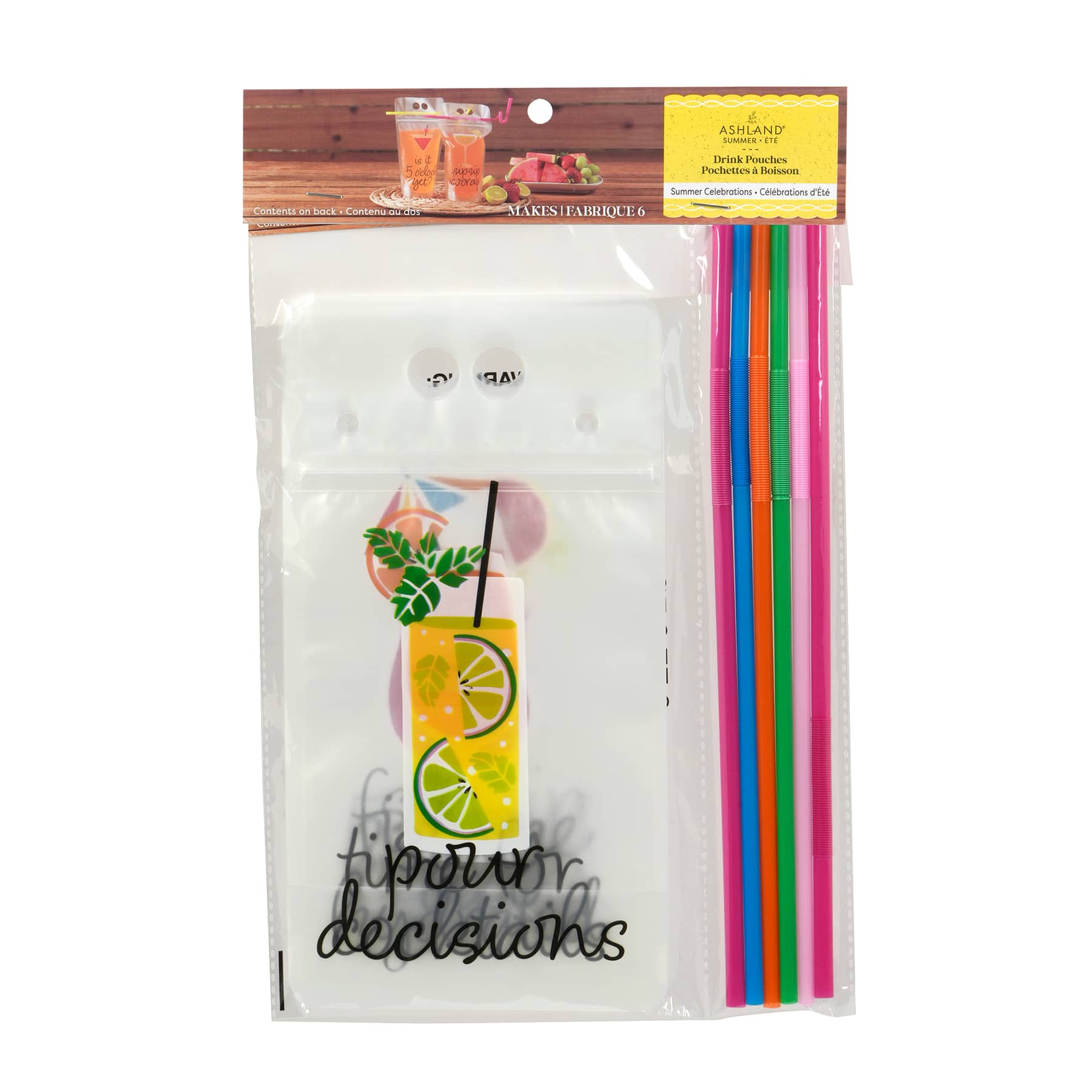 16oz. Cocktail Sentiments Drink Pouch Set by Ashland&#xAE;