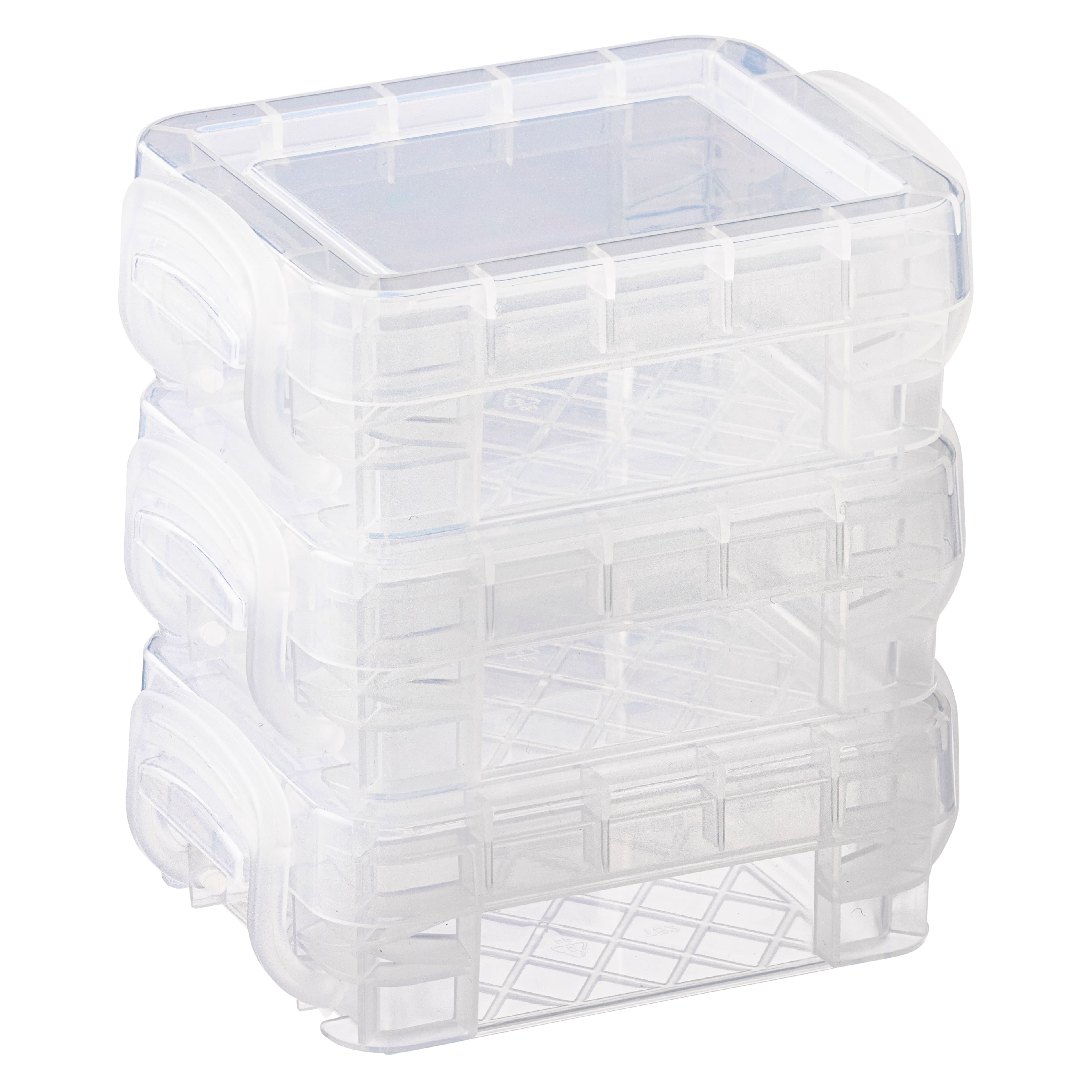 Clear Bitty Boxes by Simply Tidy 3ct. | 2.5 x 3.5 x 1.5 | Michaels