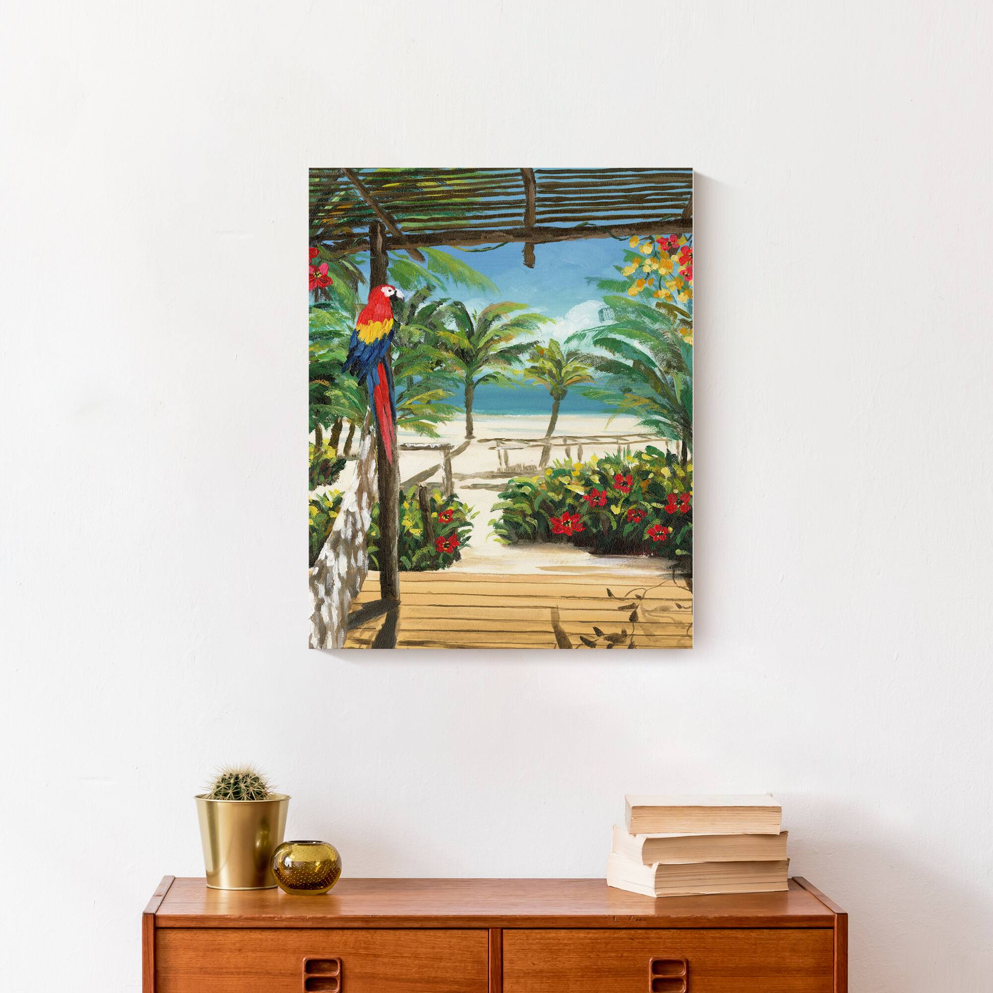 Tropical Porch 16&#x22; x 20&#x22; Canvas Wall Art