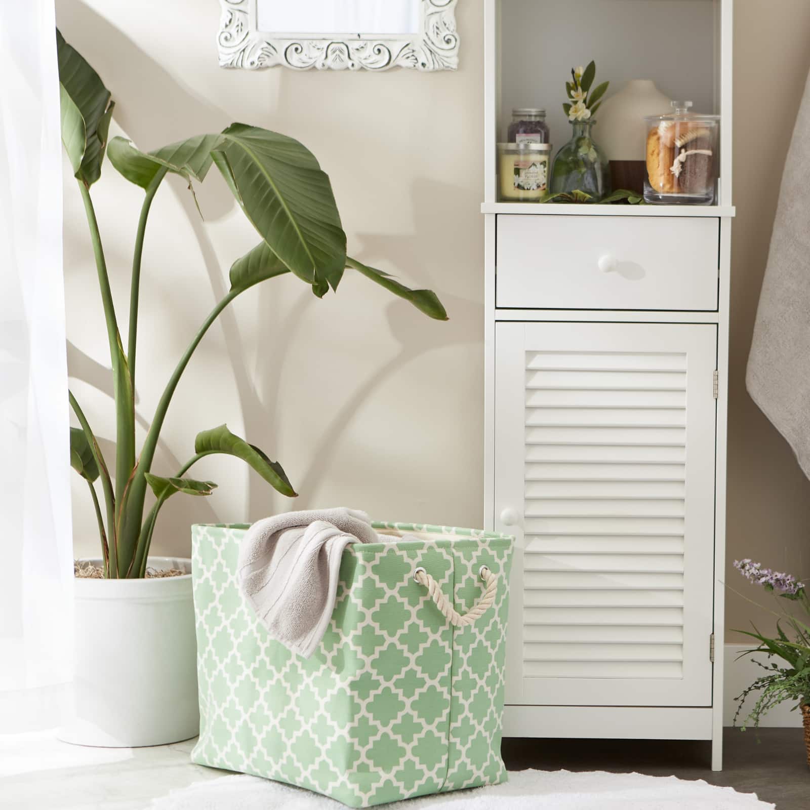 DII® Large Rectangle Lattice Polyester Bin