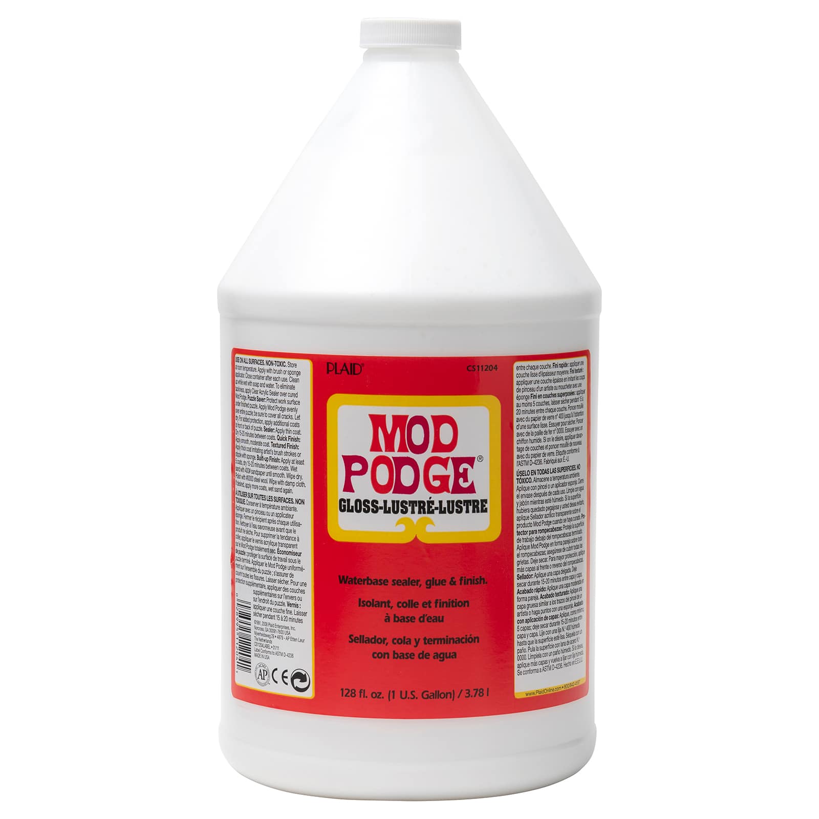 Mod Podge PLCS11205 11359 Gloss 4Oz Squeeze Bottle, 4 oz
