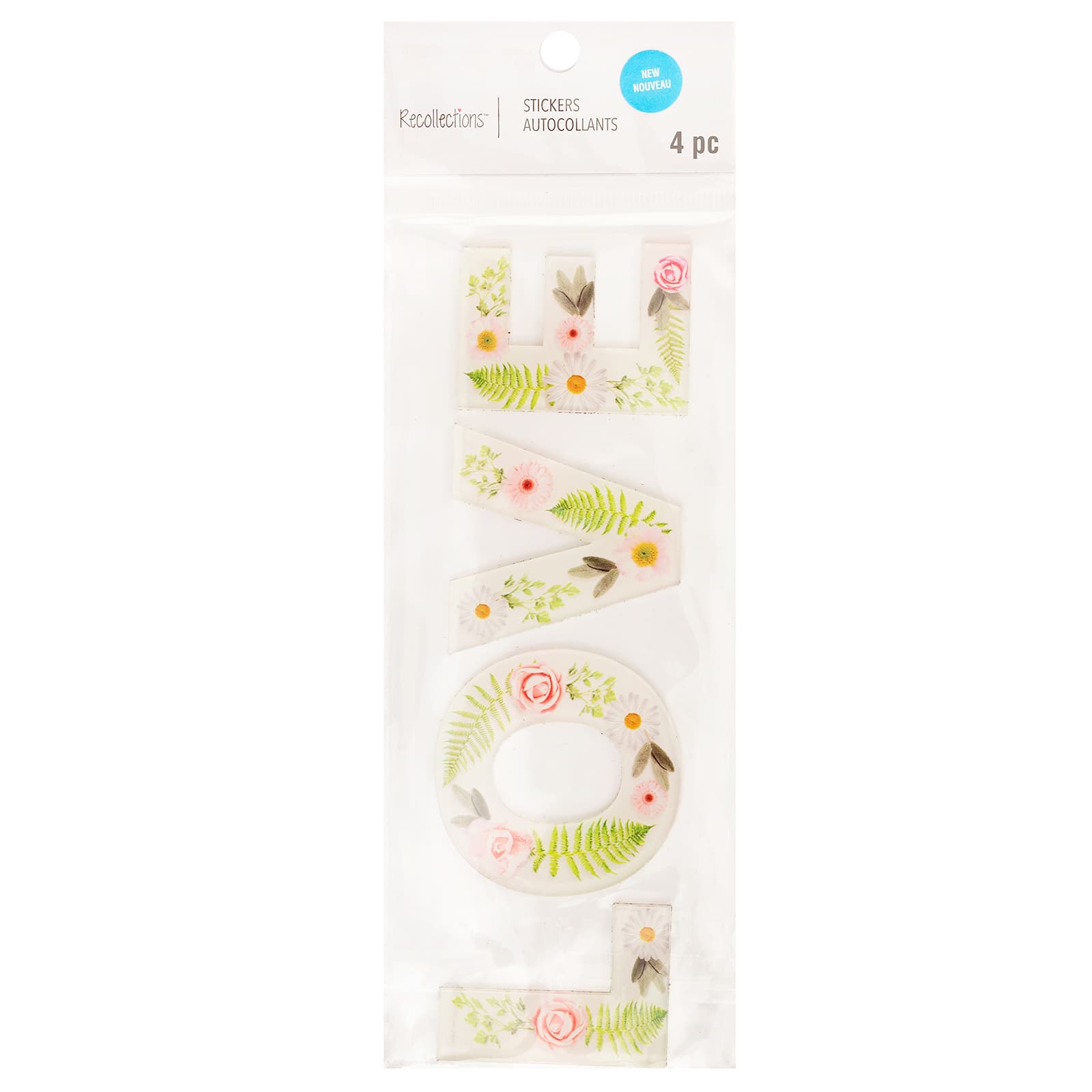 12 Pack: Floral Love Wedding Stickers by Recollections&#x2122;