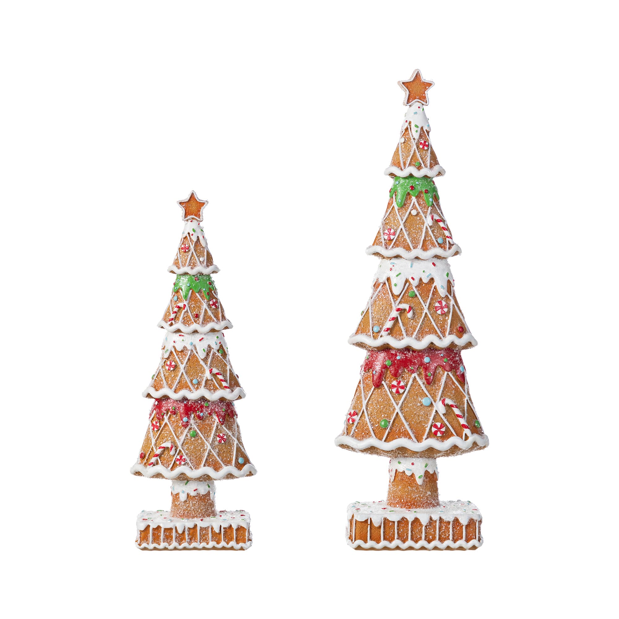 Glitzhome® Resin Christmas Tree Table Decor Set