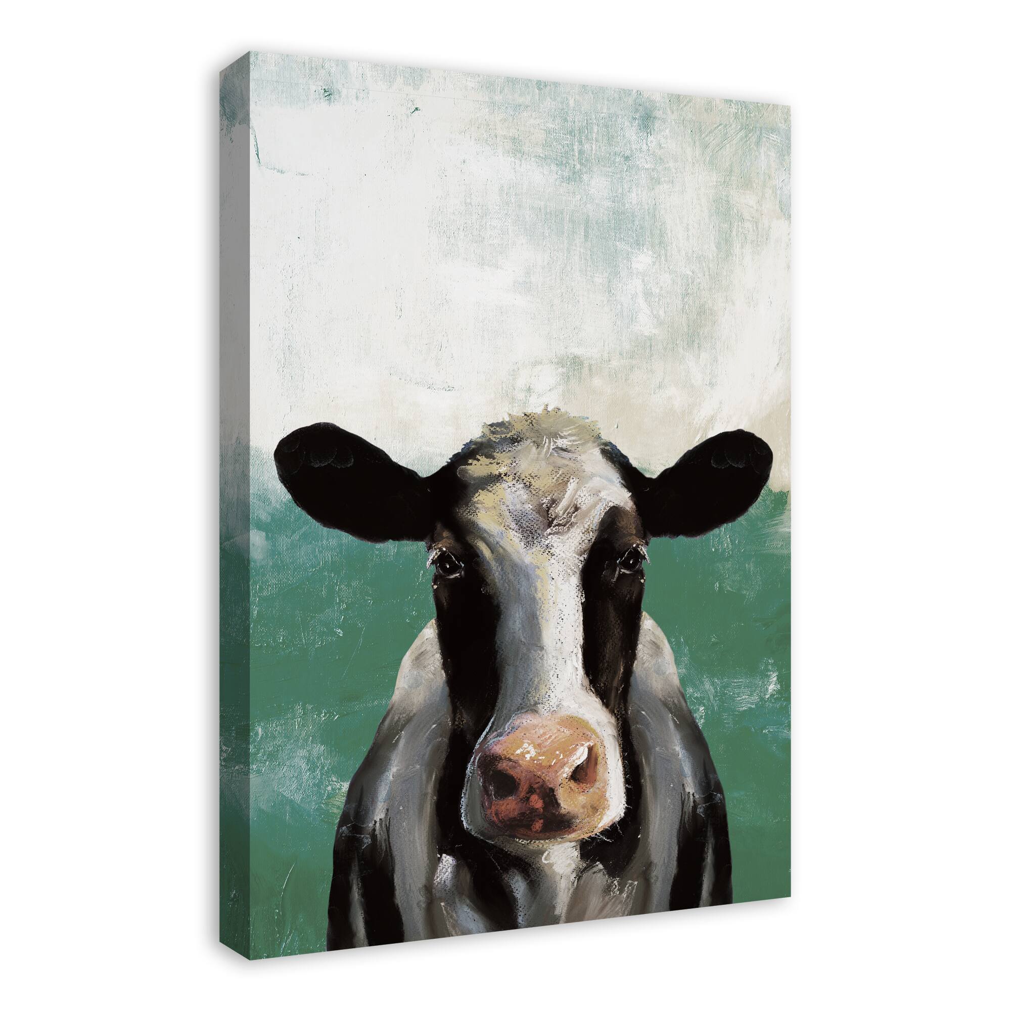 Cow Green Field 20&#x22; x 30&#x22; Canvas Wall Art