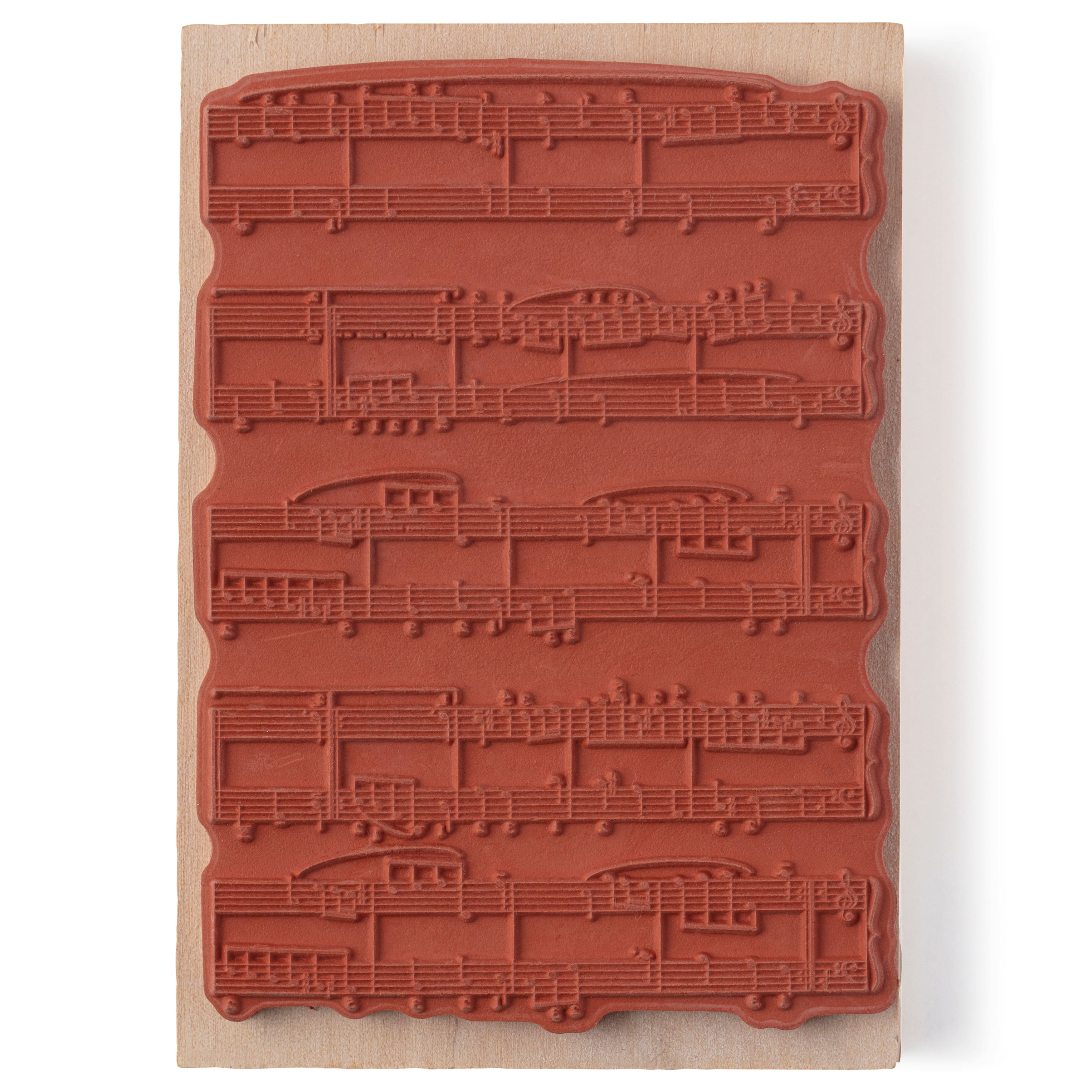6 Pack: Sheet Music Wood Stamp by Recollections™