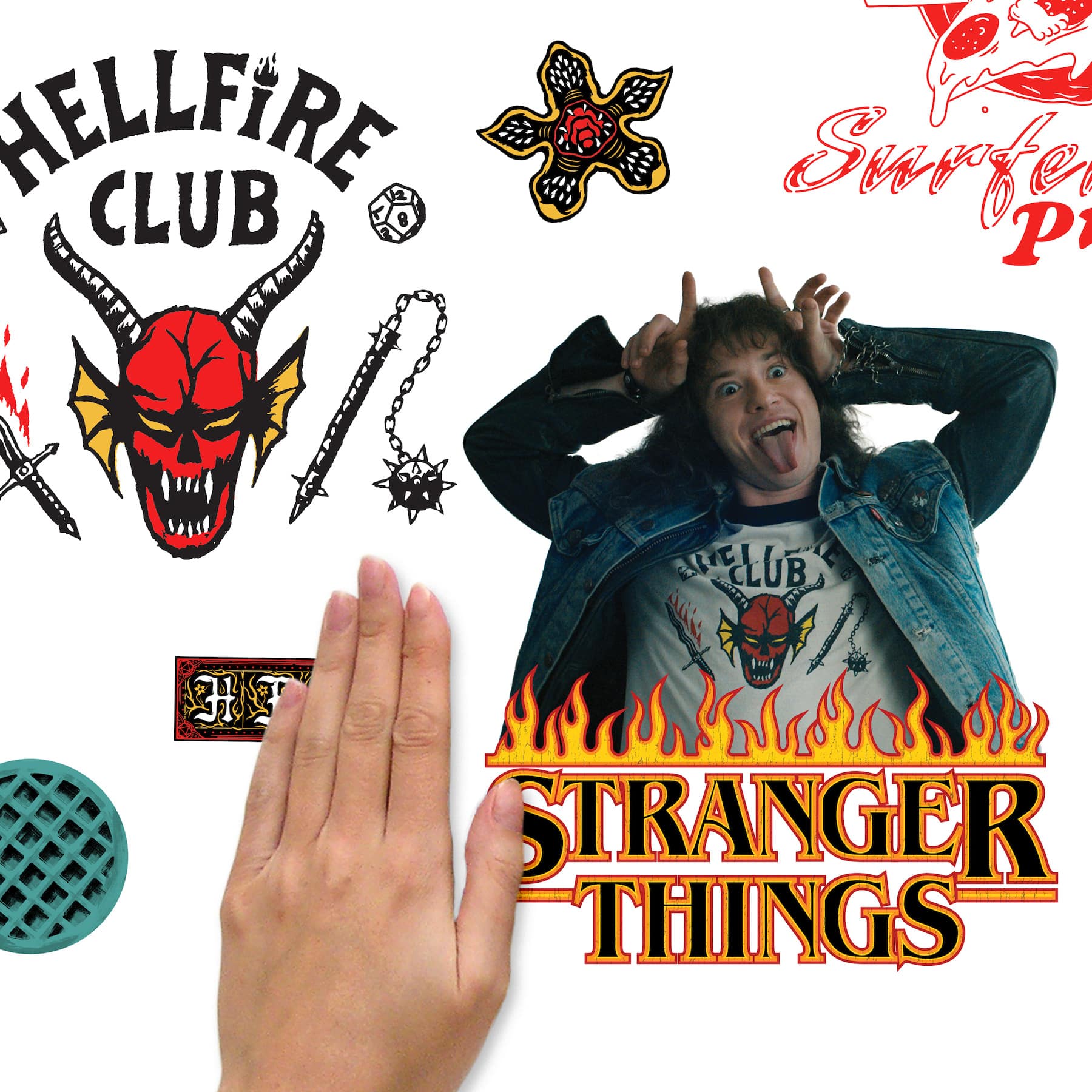 RoomMates Stranger Things Season 4 Icons Peel &#x26; Stick Wall Decals