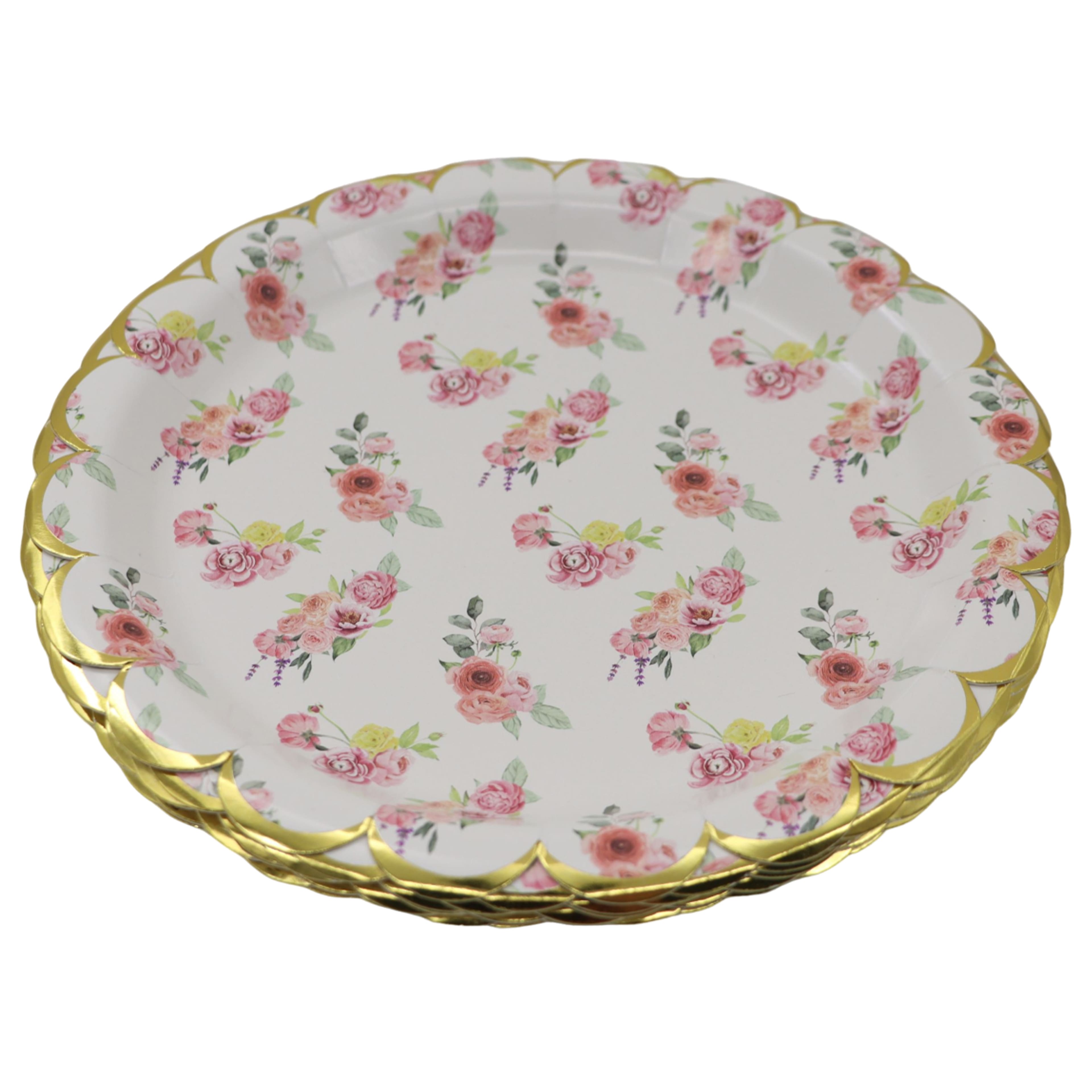 7&#x22; Floral Toss Paper Plates, 12ct. by Ashland&#xAE;