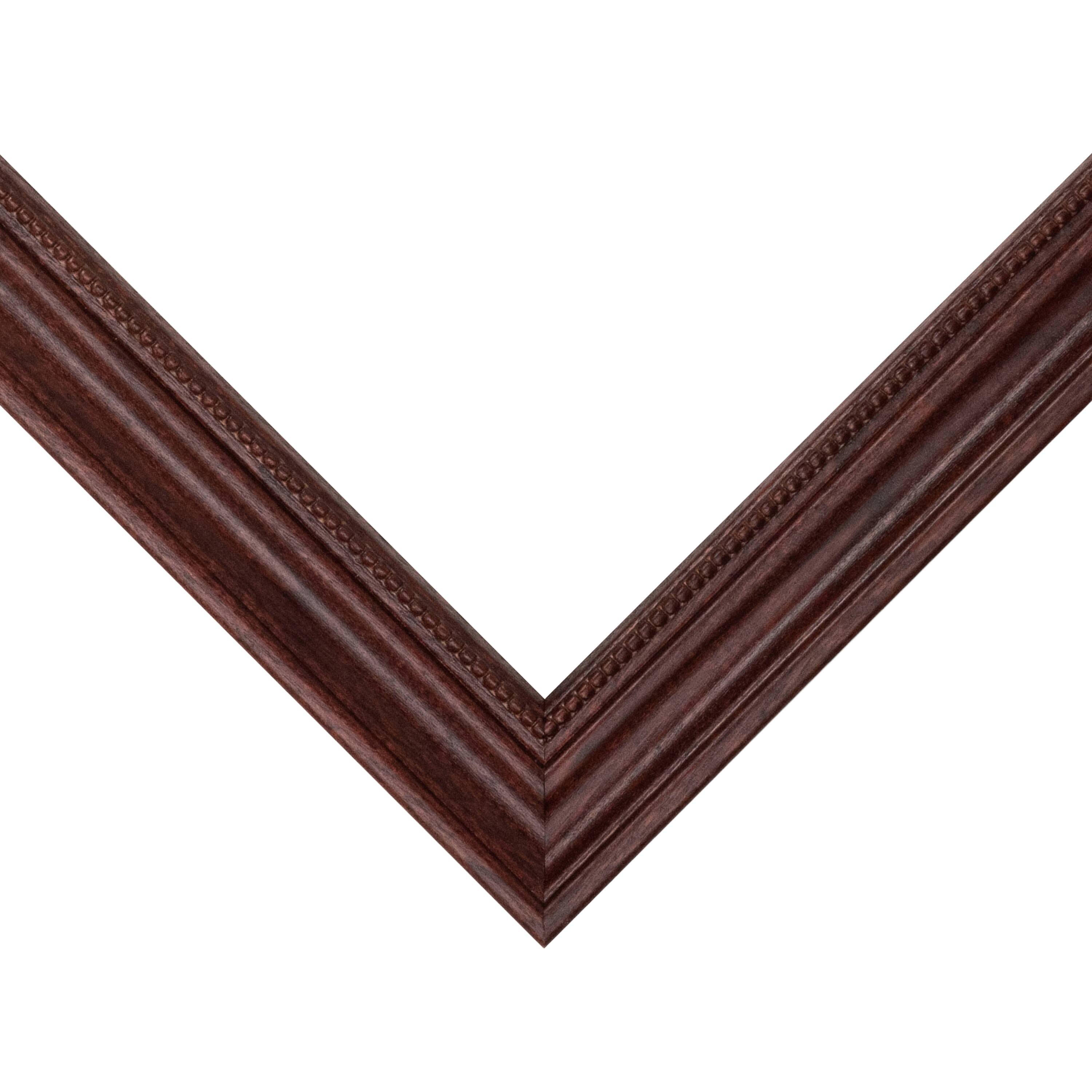 Frame USA Boardroom Cherry with Cherry Bead Single Image Picture Frame