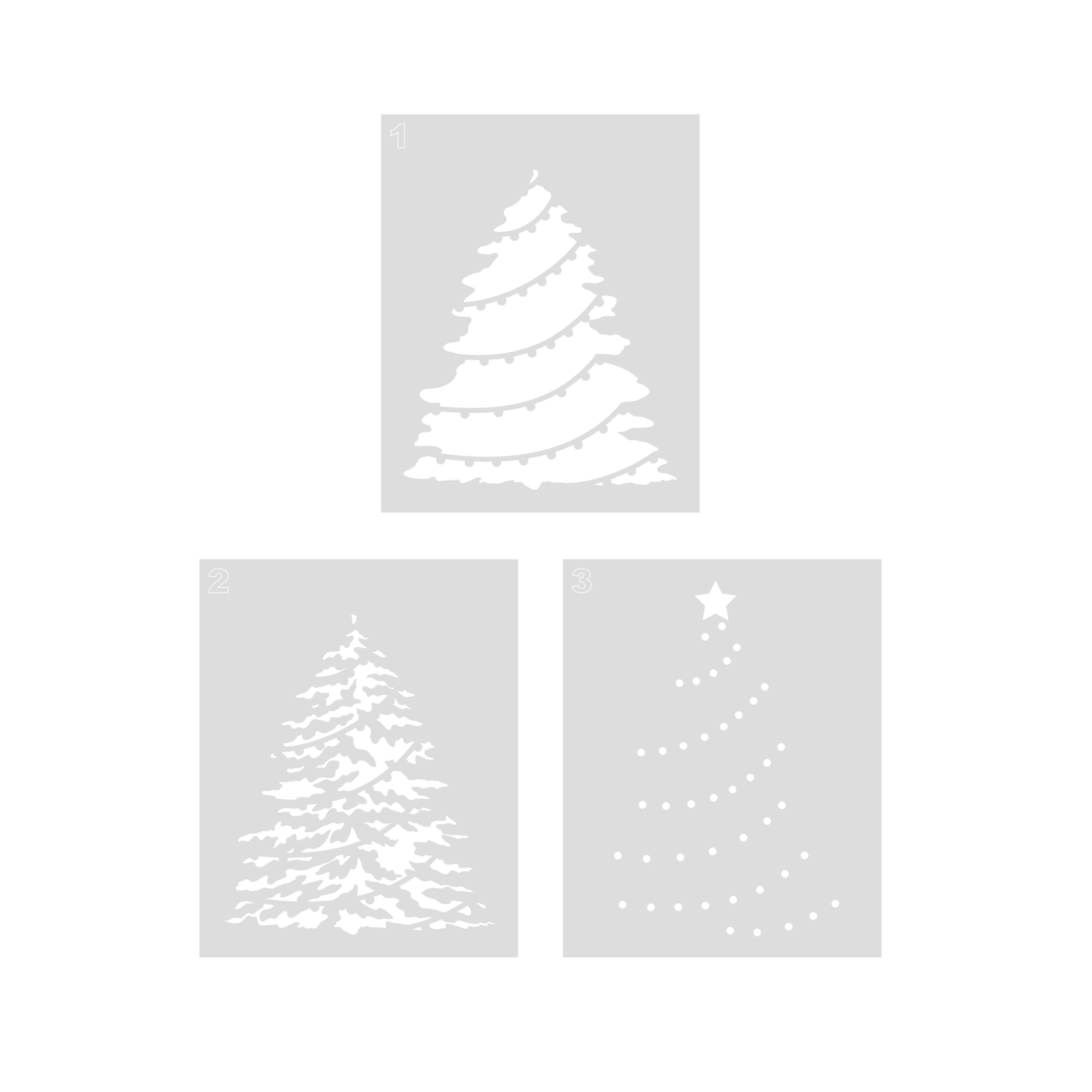 Christmas Tree Layering Stencils by Recollections&#x2122;